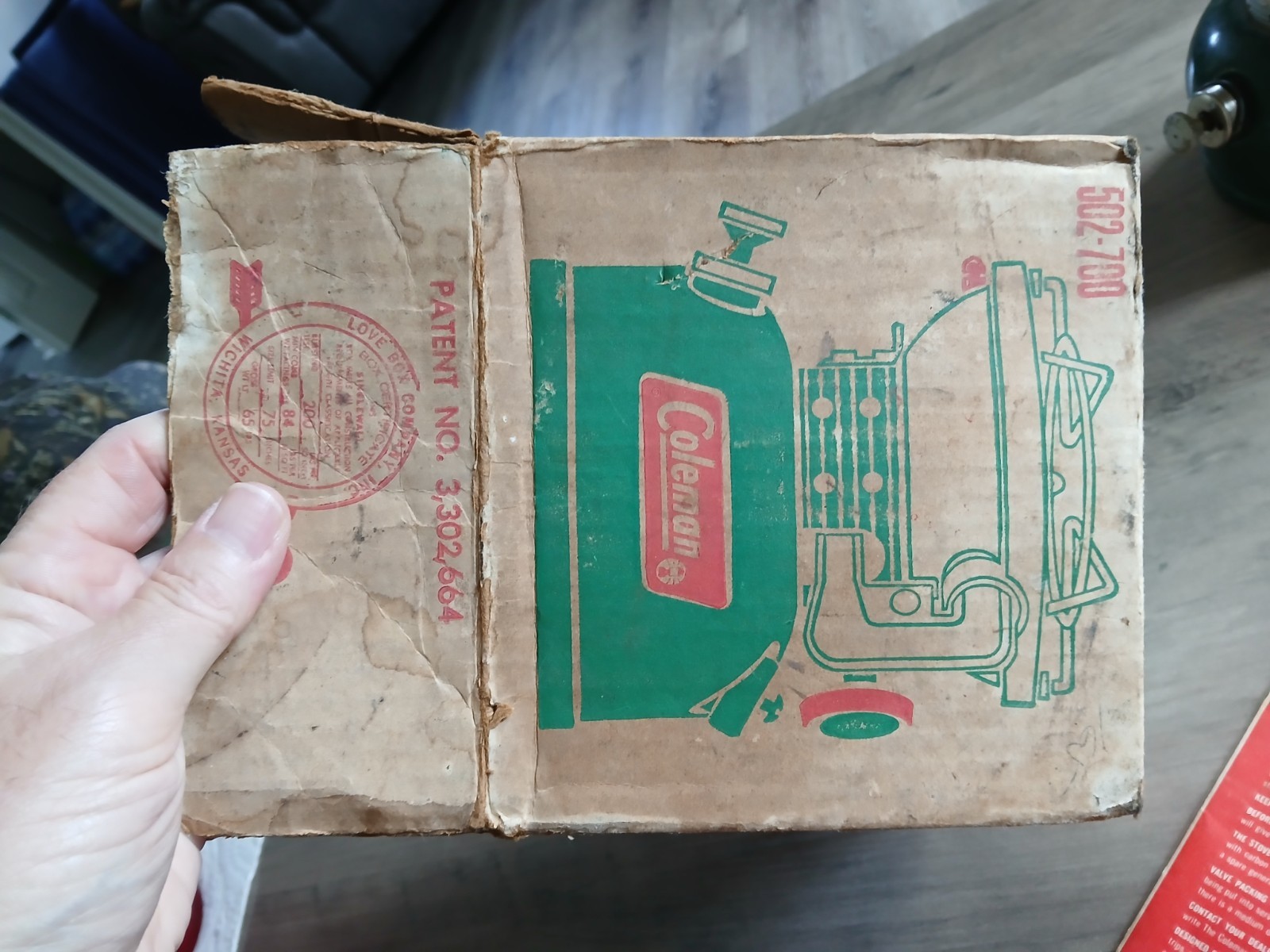 Vintage Coleman One Burner Sportster Stove 502-700 w/ Box & Booklet (1974)