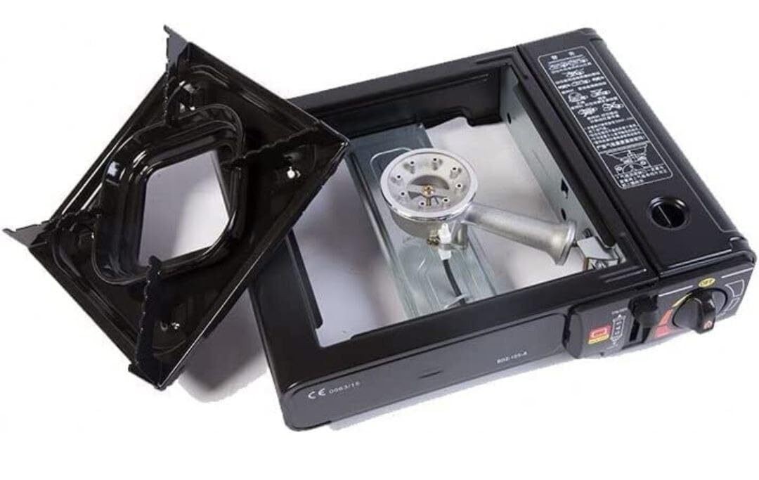 NEW High-Power 3500W Butane Camping Stove with Brass Windproof Cooking Burners