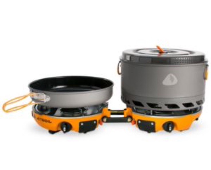 Jetboil Genesis 2-Burner Basecamp Stove System w/ JetLink, Carry Bag