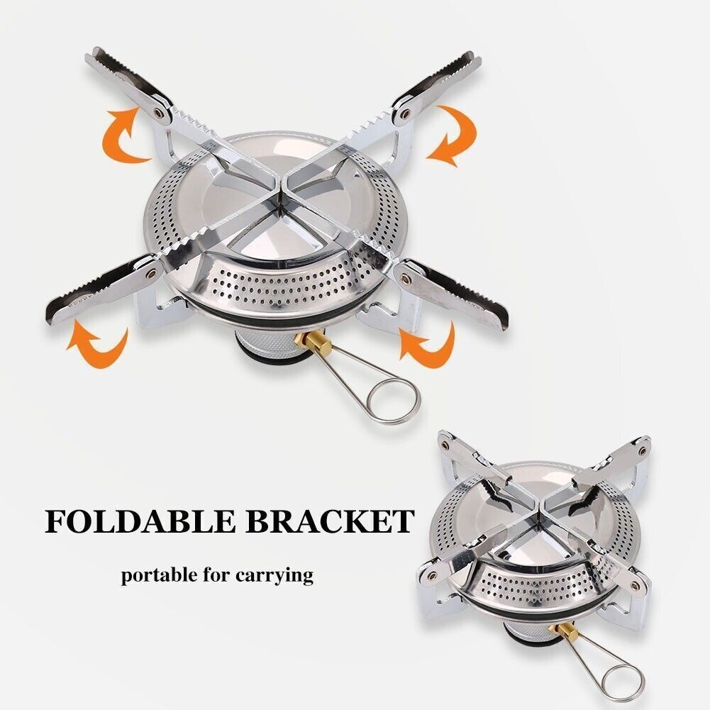 Mini Gas Stove Burner Portable Camping BBQ Picnic Cookware Burner Outdoor Tool
