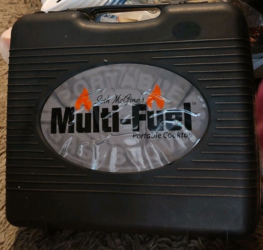 Seth McGinn’s Multi-Fuel Portable BurnerCooktop in Carrying Case Model SMDF 1401
