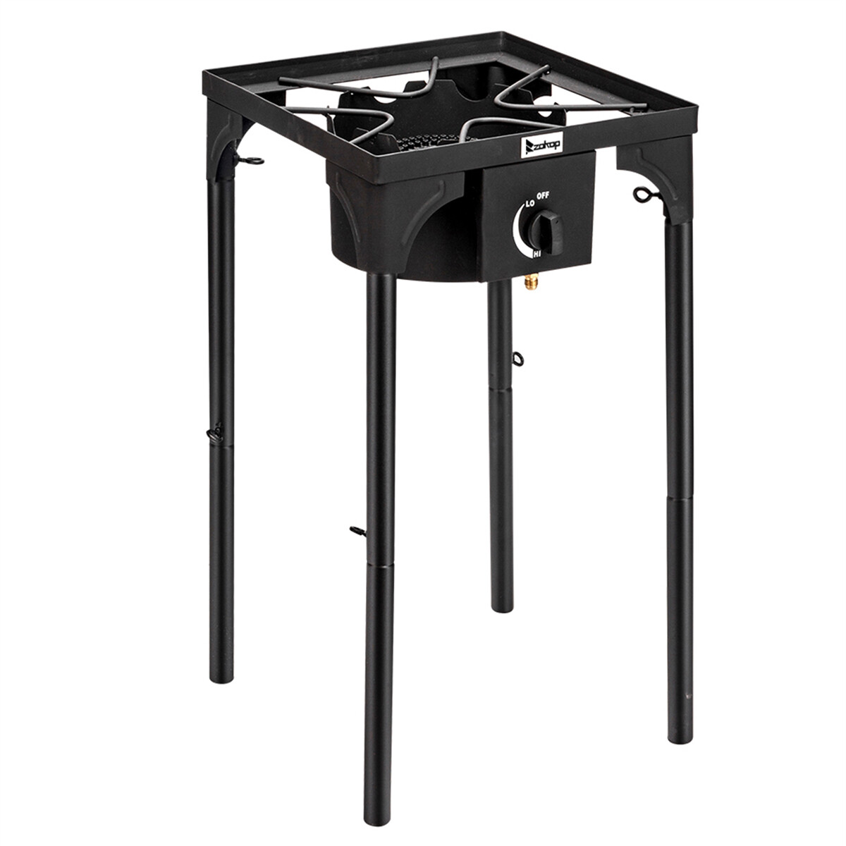 Professional Outdoor 225000 BTU Stove Propane 3 Burner Portable Cooker BBQ Grill