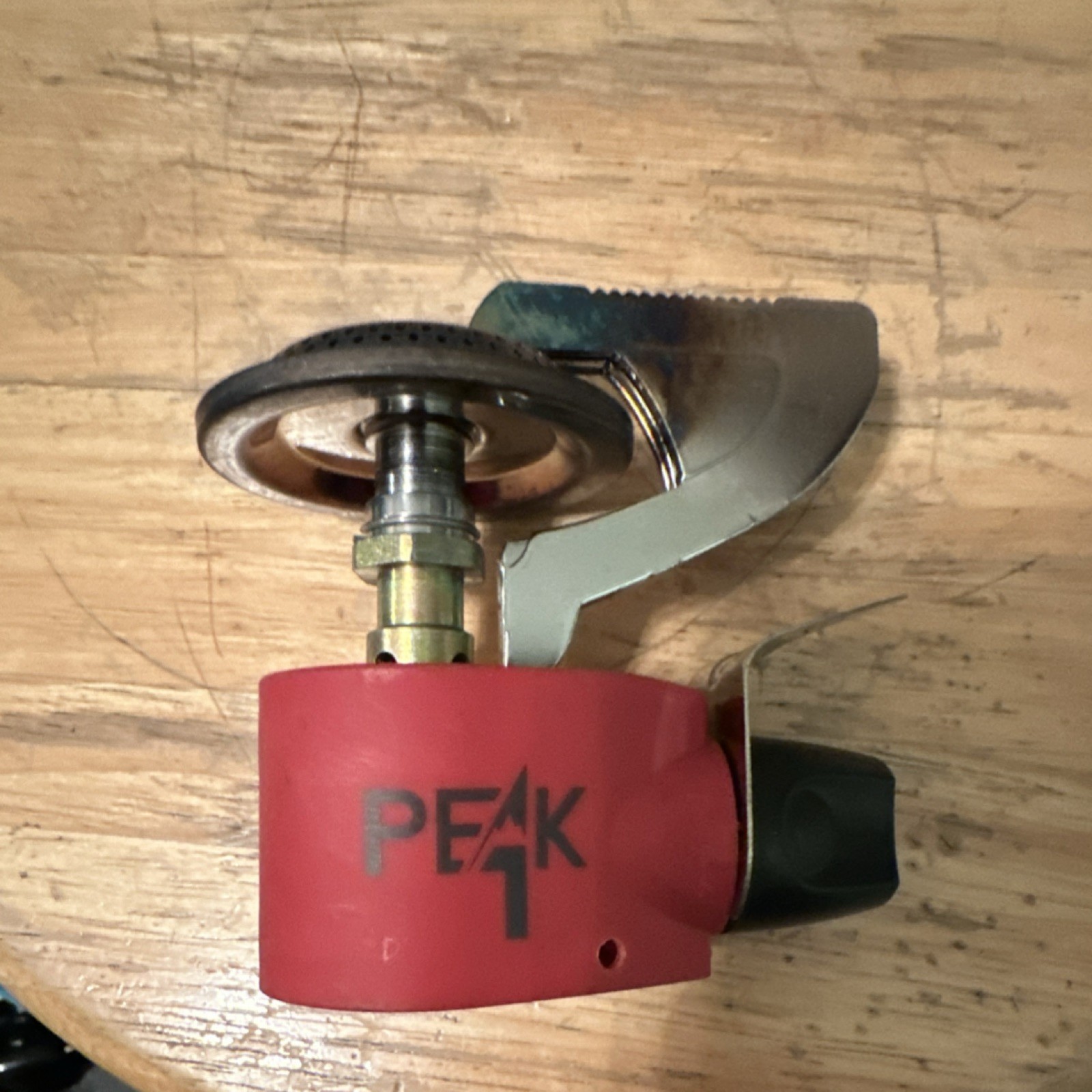Peak 1 Portable Single Burner Gas Camping Stove Red
