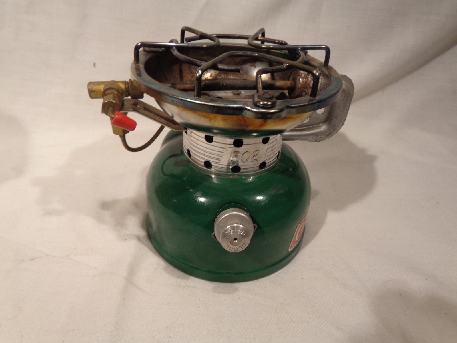 Vintage 9-84 Coleman 502 Camp Stove With Box Sportster Single Burner Tested