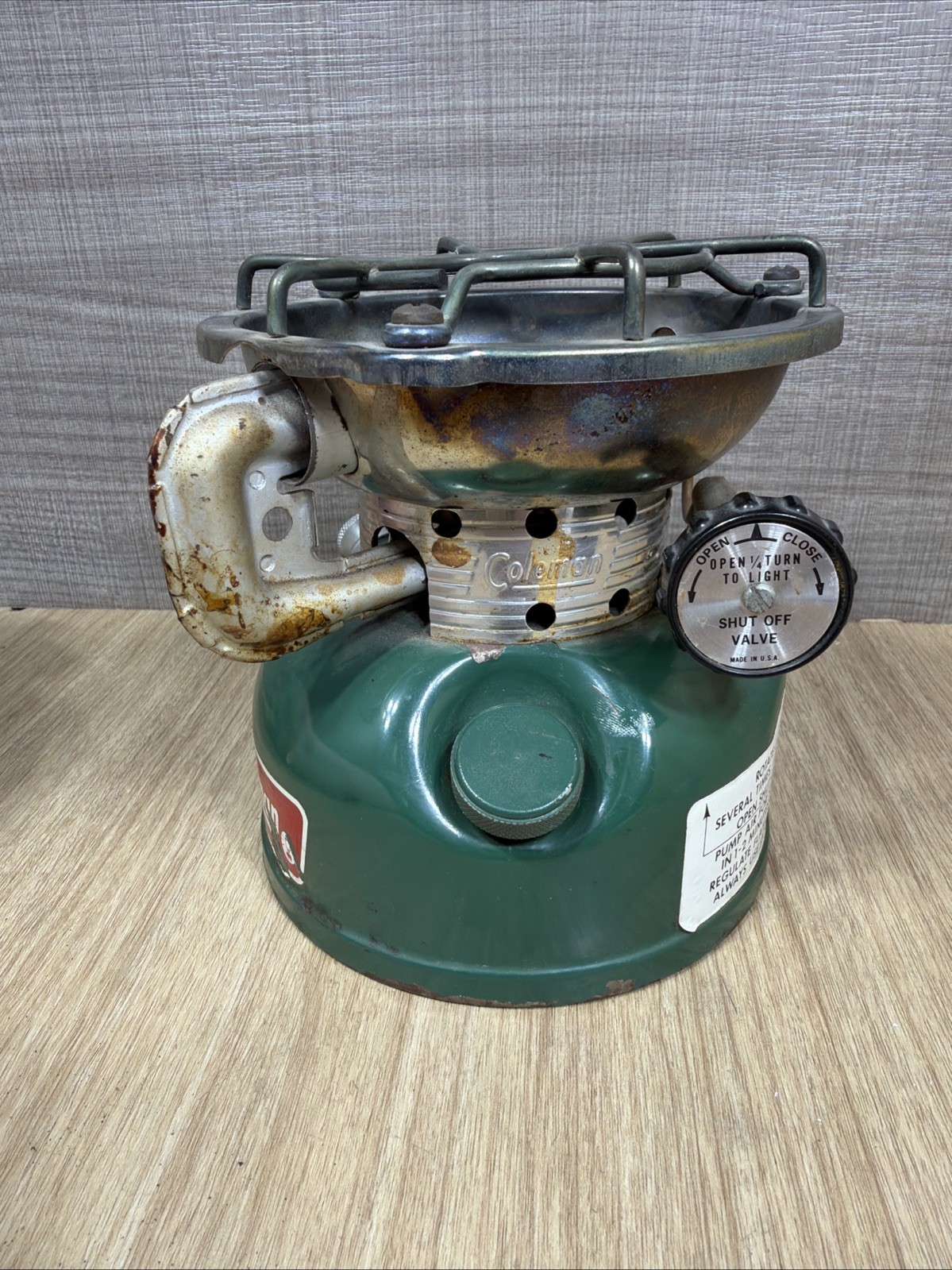 Vintage Coleman Stove 502 Sportster Camping 3/78 Outdoorsman Untested