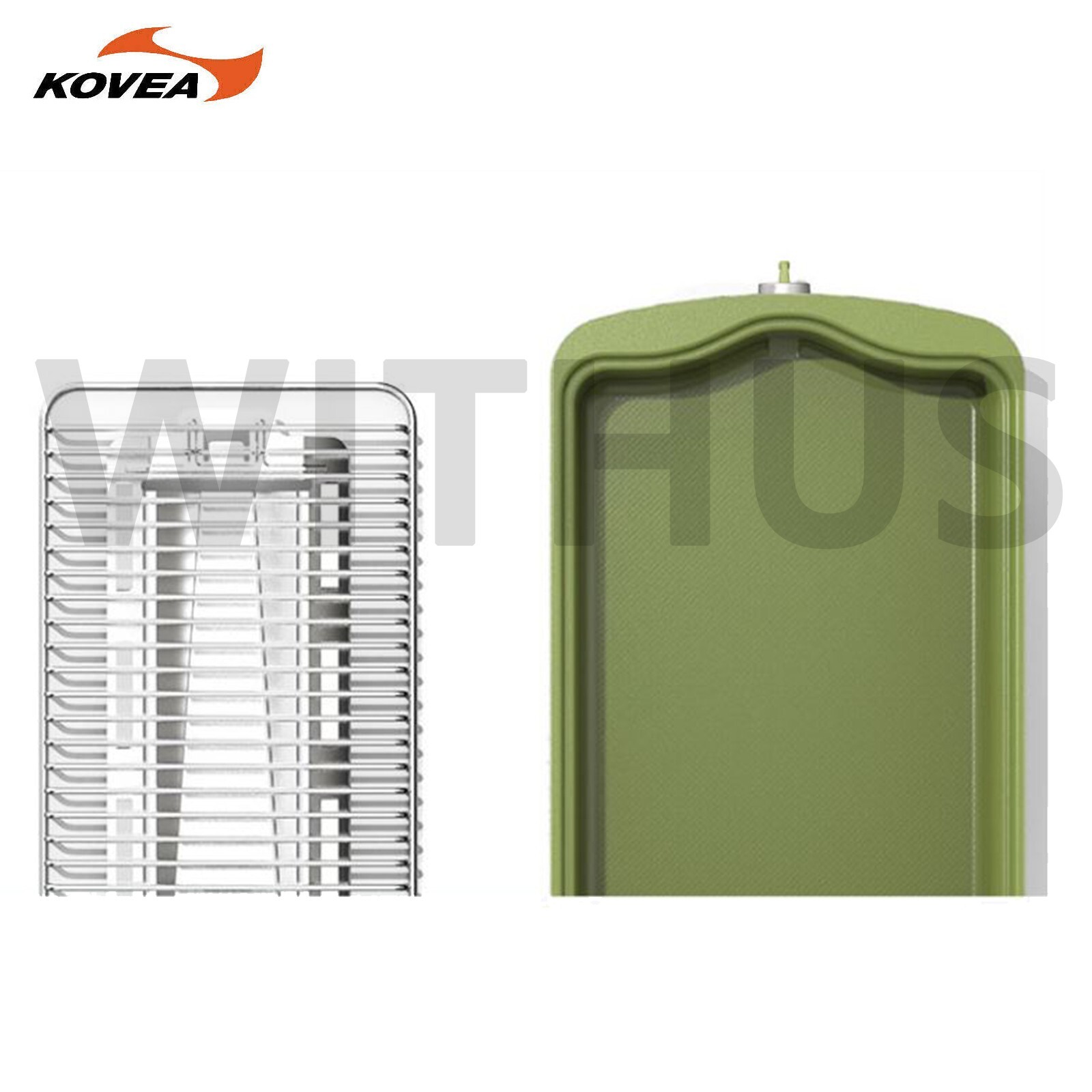 KOVEA Guibada CERAMIC 3WAY All-in-one Olive green Multi Stove Grill & Carry Bag