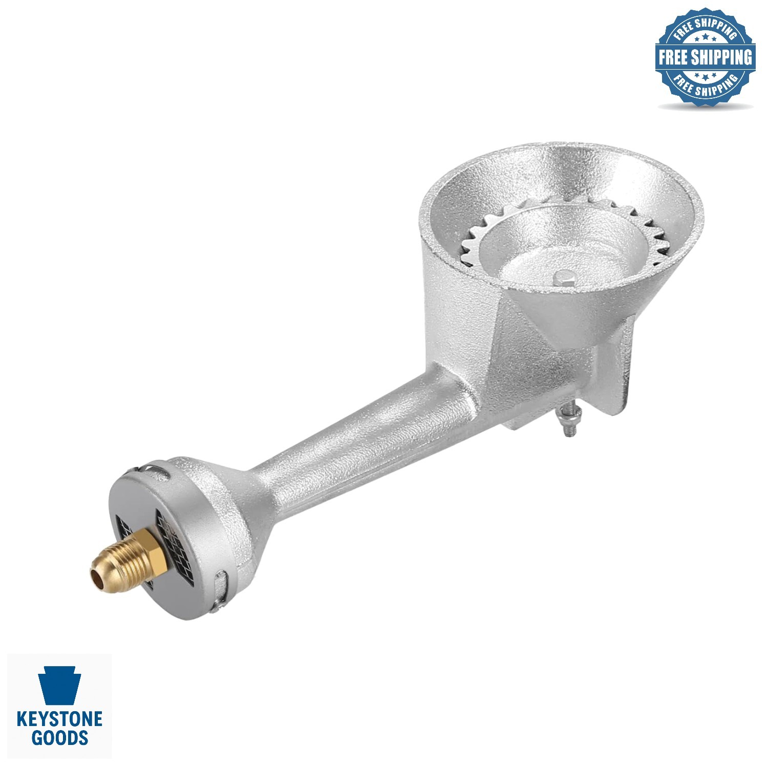 High Pressure Cast Iron Propane Burner Head with Brass Fitting for Turkey Fryers