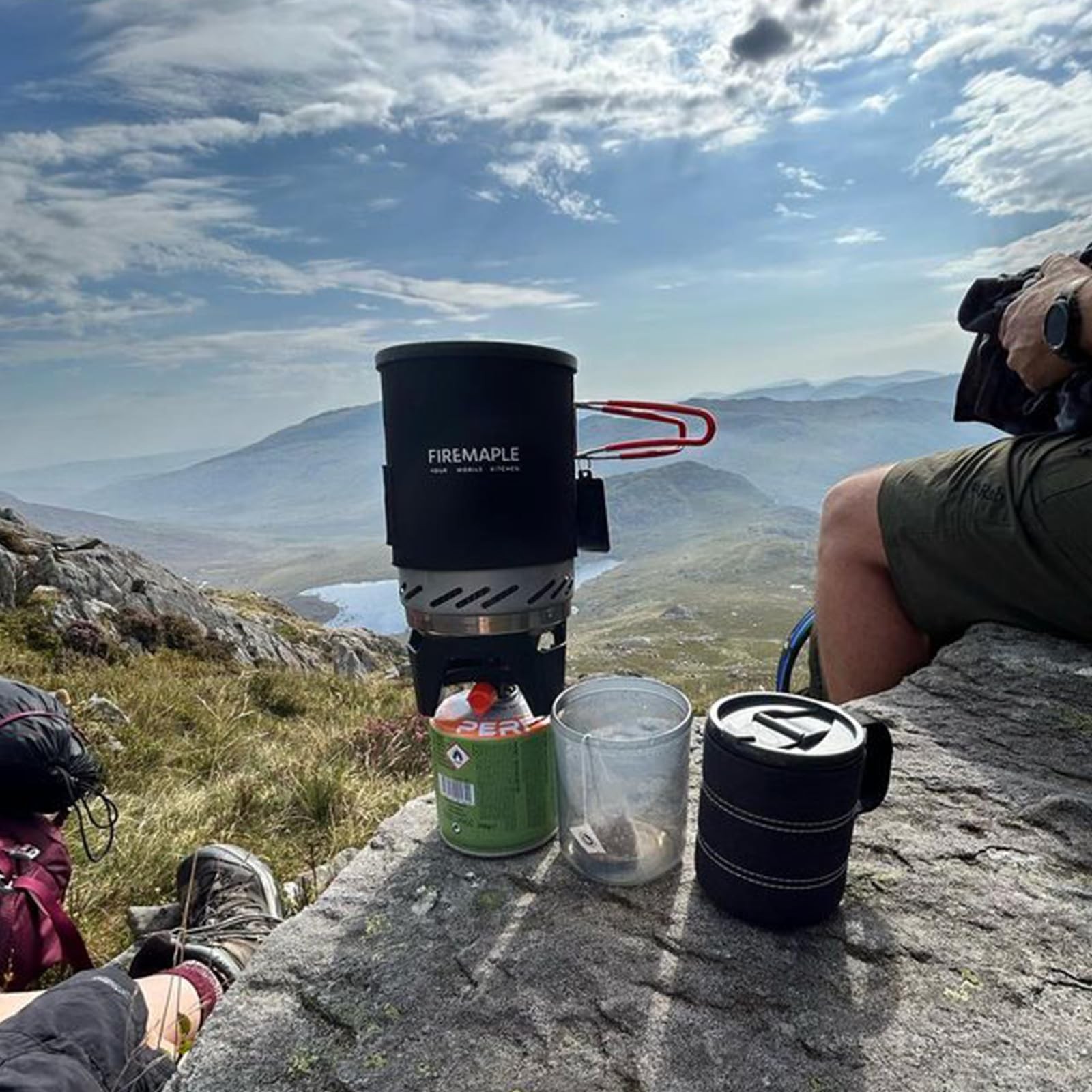 Fixed Star 1 Backpacking And Camping Stove System, Black 18oz | 30% Faster Boil
