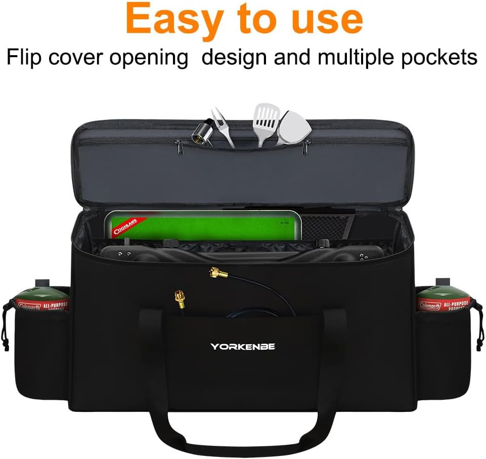 Camp Stove Carry Bag, Camping⭐Stove Carrying Case for Coleman 2-Burner⭐