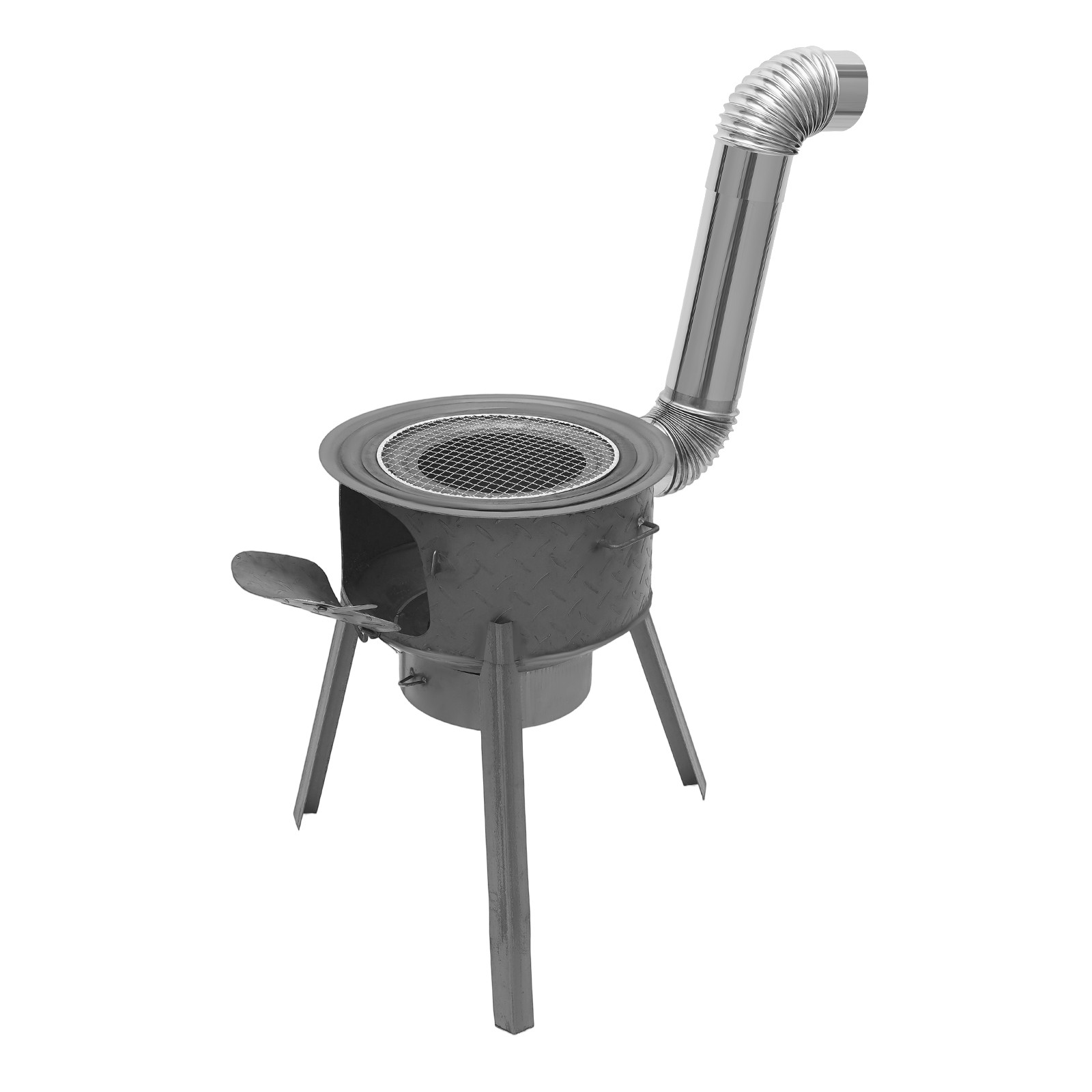 Multifunctional Portable Wood Burning Stove for Camping and Outdoor Cooking