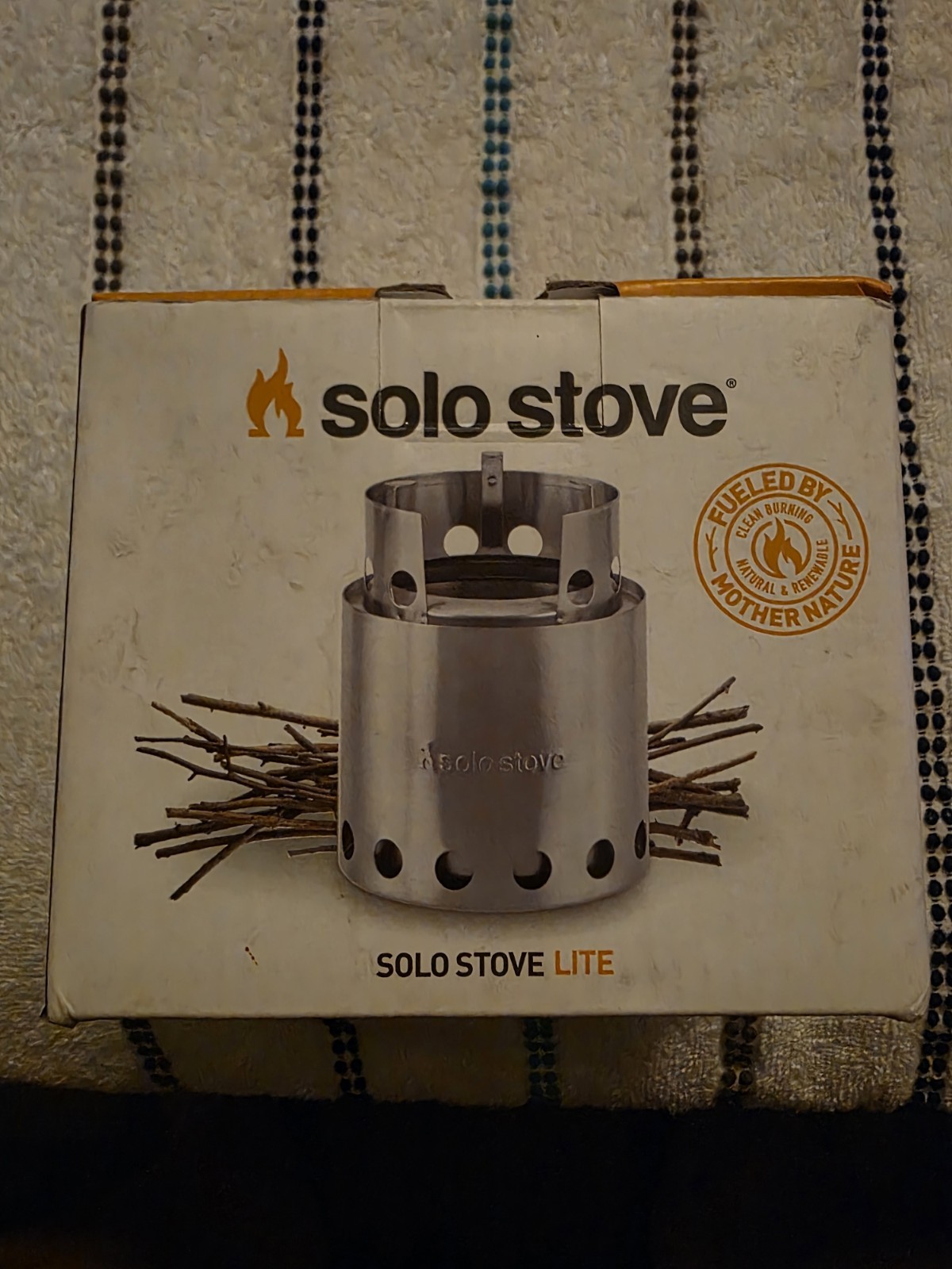Solo Stove Lite Wood Burning Steel Stove Low Smoke Backpacking Camping New NIB