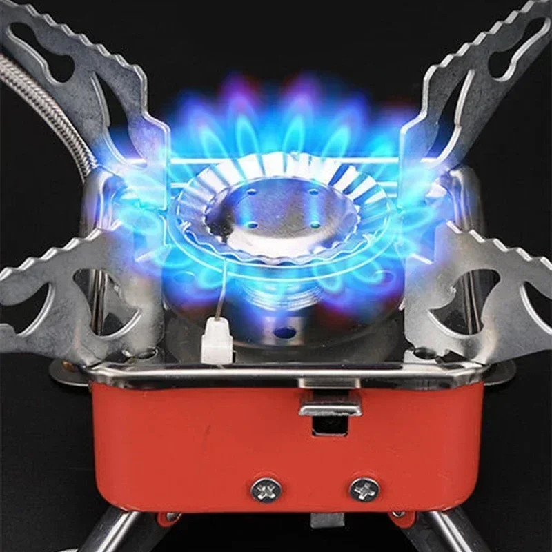 Portable Camping Burner Foldable Windproof Gas Stove High Efficiency Lightweight