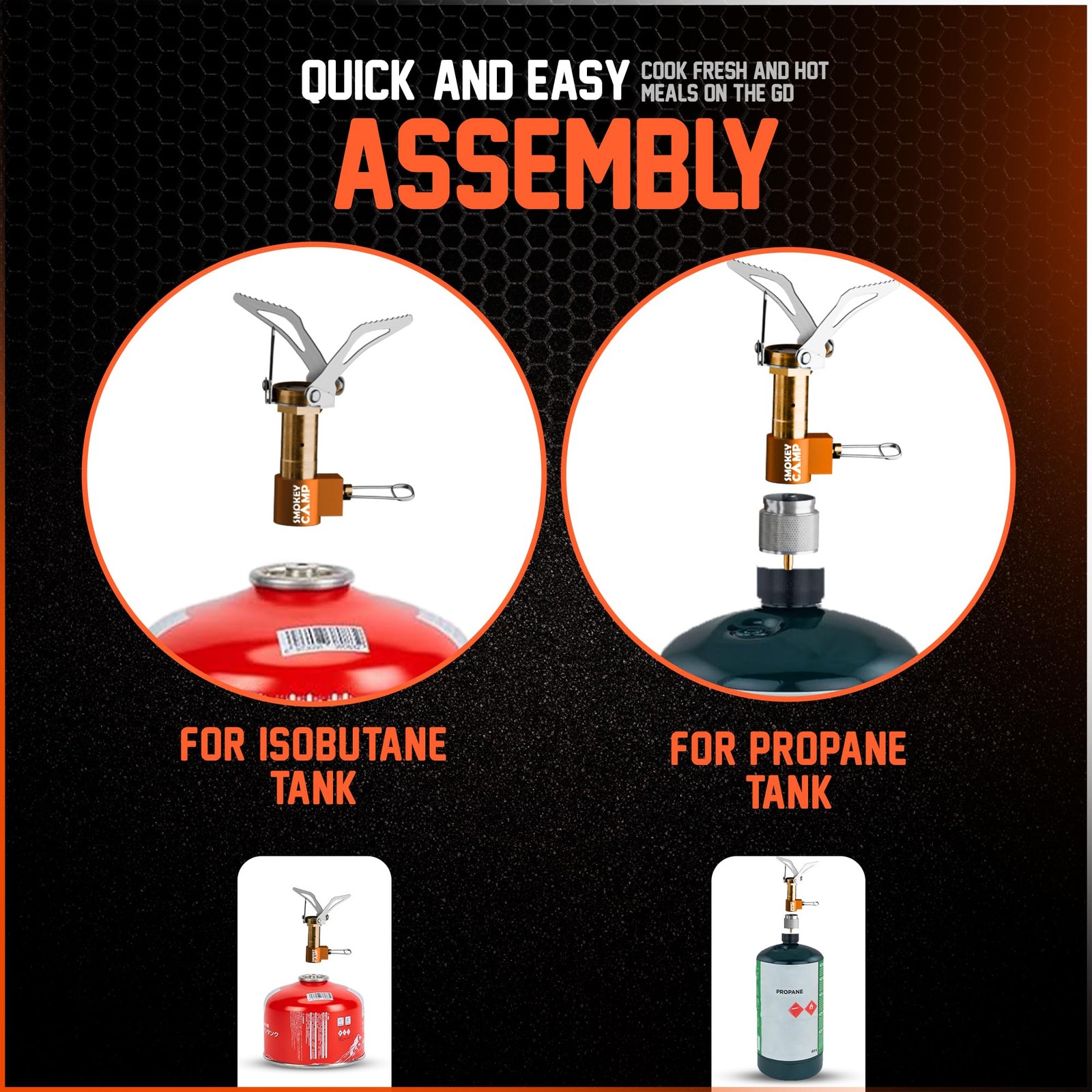 Mini 3000W Camping Stove, Ultralight Backpacking Camp Stove with a Carrying C…