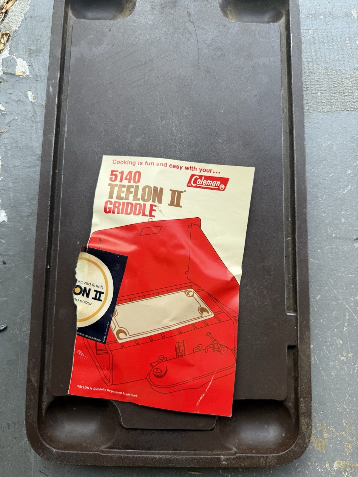 Cast Aluminum 9 1/2″X18 1/2″Griddle Top Coleman 5140-700 Camping Stove 2 burner