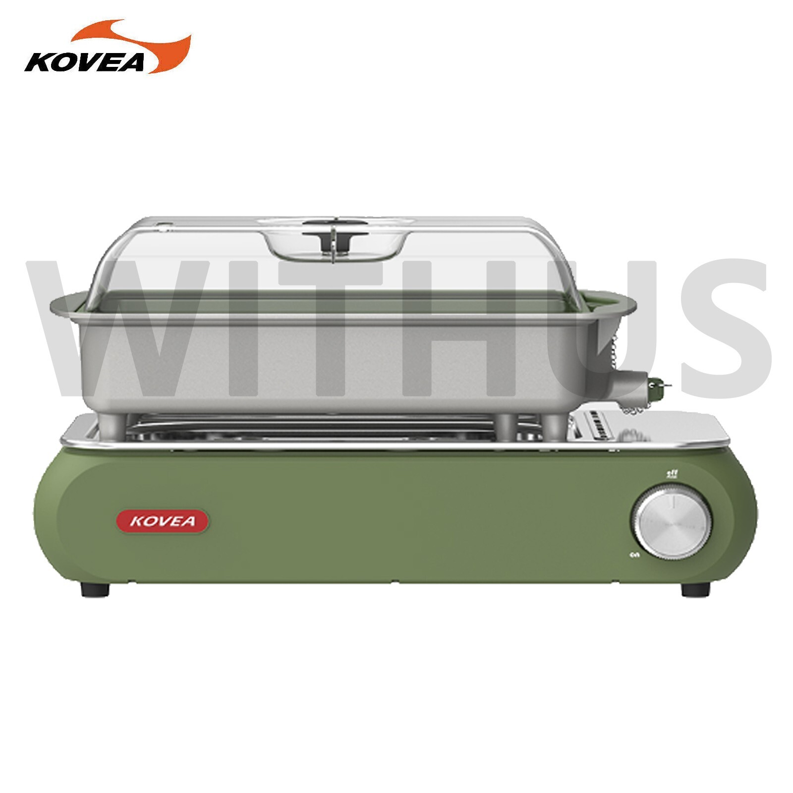 KOVEA Guibada CERAMIC 3WAY All-in-one Olive green Multi Stove Grill & Carry Bag