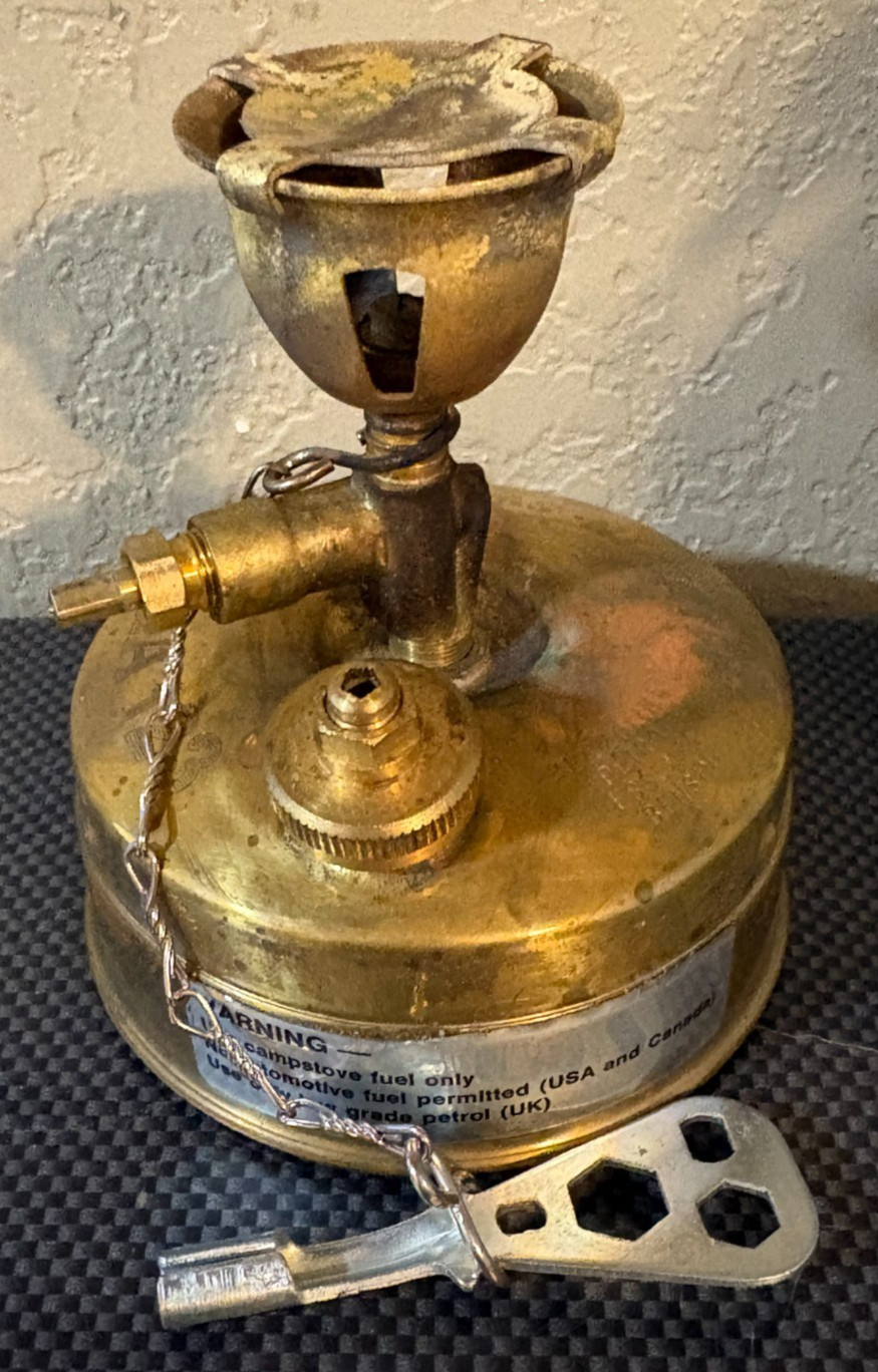 Vintage SVEA 123 Optimus white gasoline (petrol) Camping Backpacking Stove