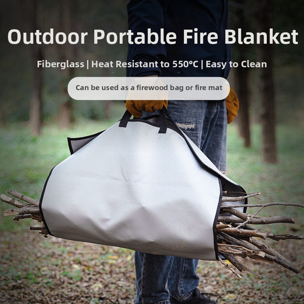 For Camping For BBQ Fireproof Mat Flame-retardant Silicone Withstands Up To 550℃