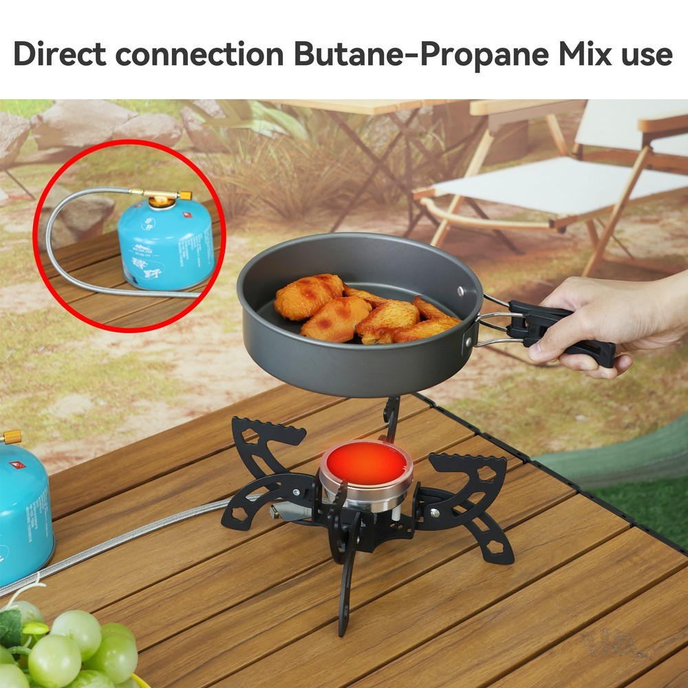 REDSUN FD1 Portable Gas Stove with Case – Ideal Gift for Coffee & Survial Gear