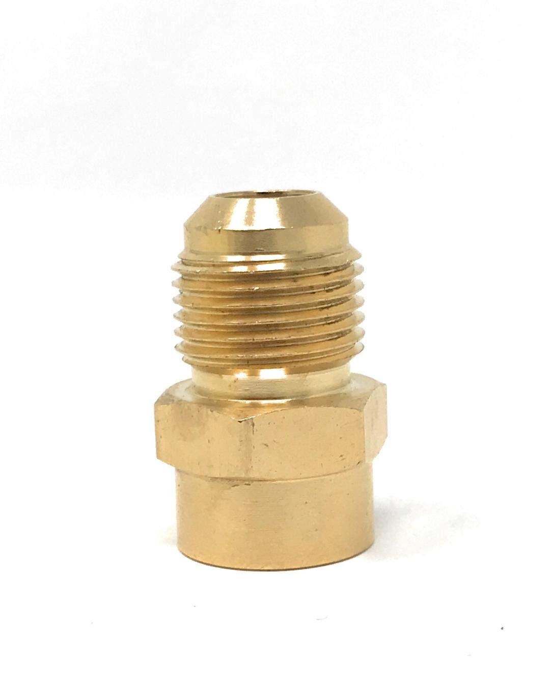 Reducer coupling adapter nominal size adapts 1/2” 1/2 inch x 3/8 inch, Brass