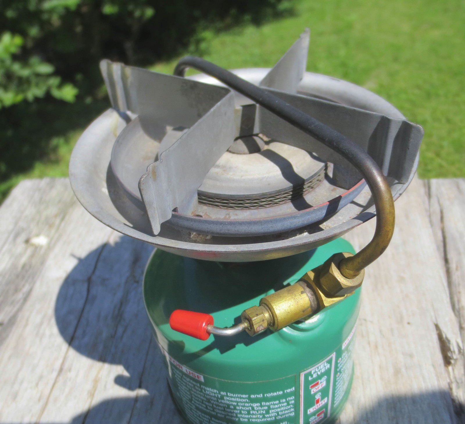 Vintage Coleman Peak 1 #576 Lightweight Backpack Stove Dated 2/77 Made in Canada