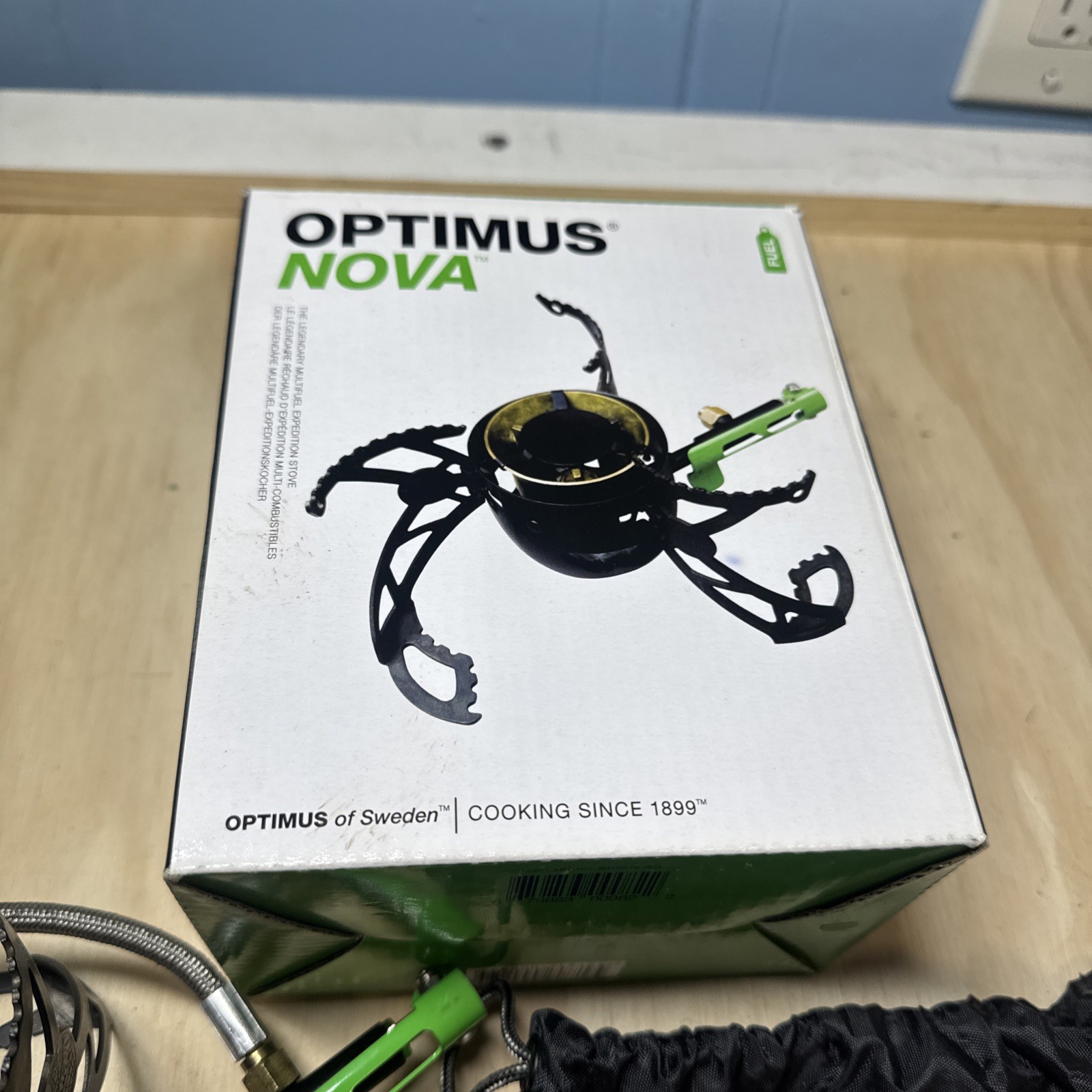OPTIMUS NOVA Stove Multi Fuel Expedition Compact Light Weight Base Camp Woods