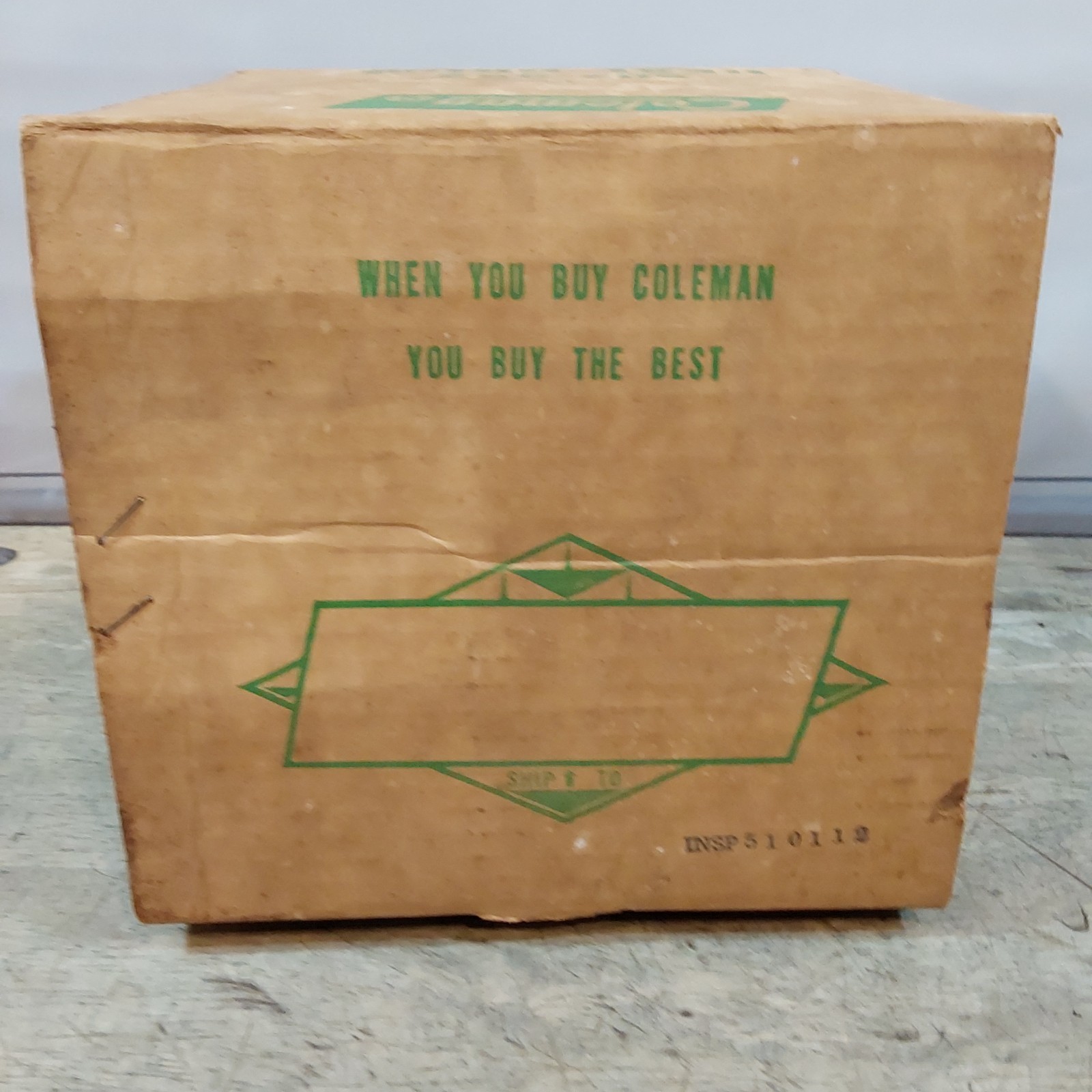 Vintage Coleman Heat Drum 502-952 Unused With Original Box – Scratches