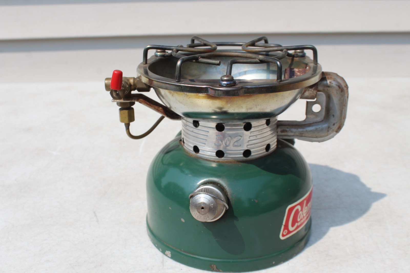 COLEMAN 502 CAMP STOVE 3/65 BACKPACKING Sunshine of the Night UNTESTED vtg