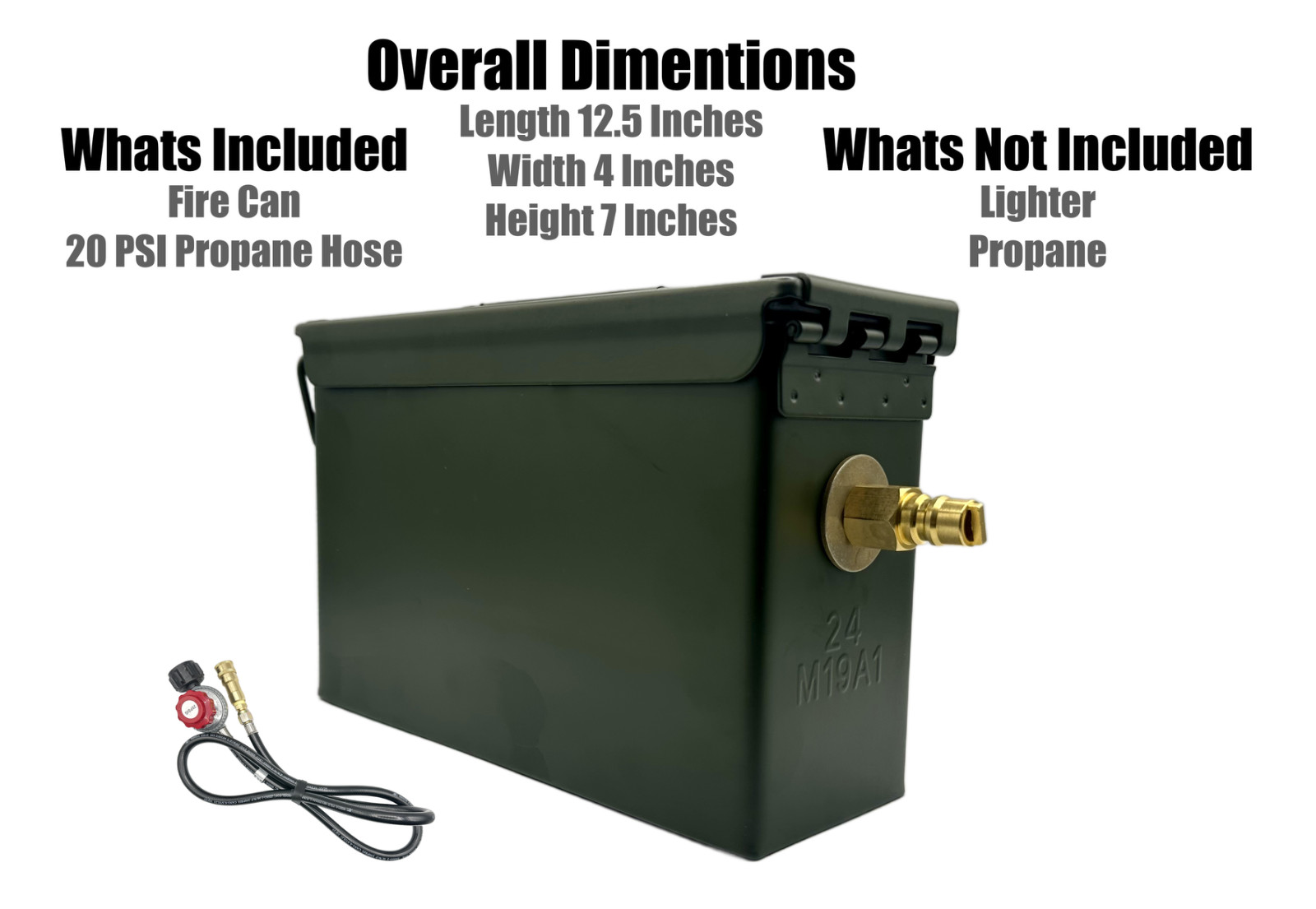 DS Customs Fire Can – Overland & Camping Portable Propane Fire Pit