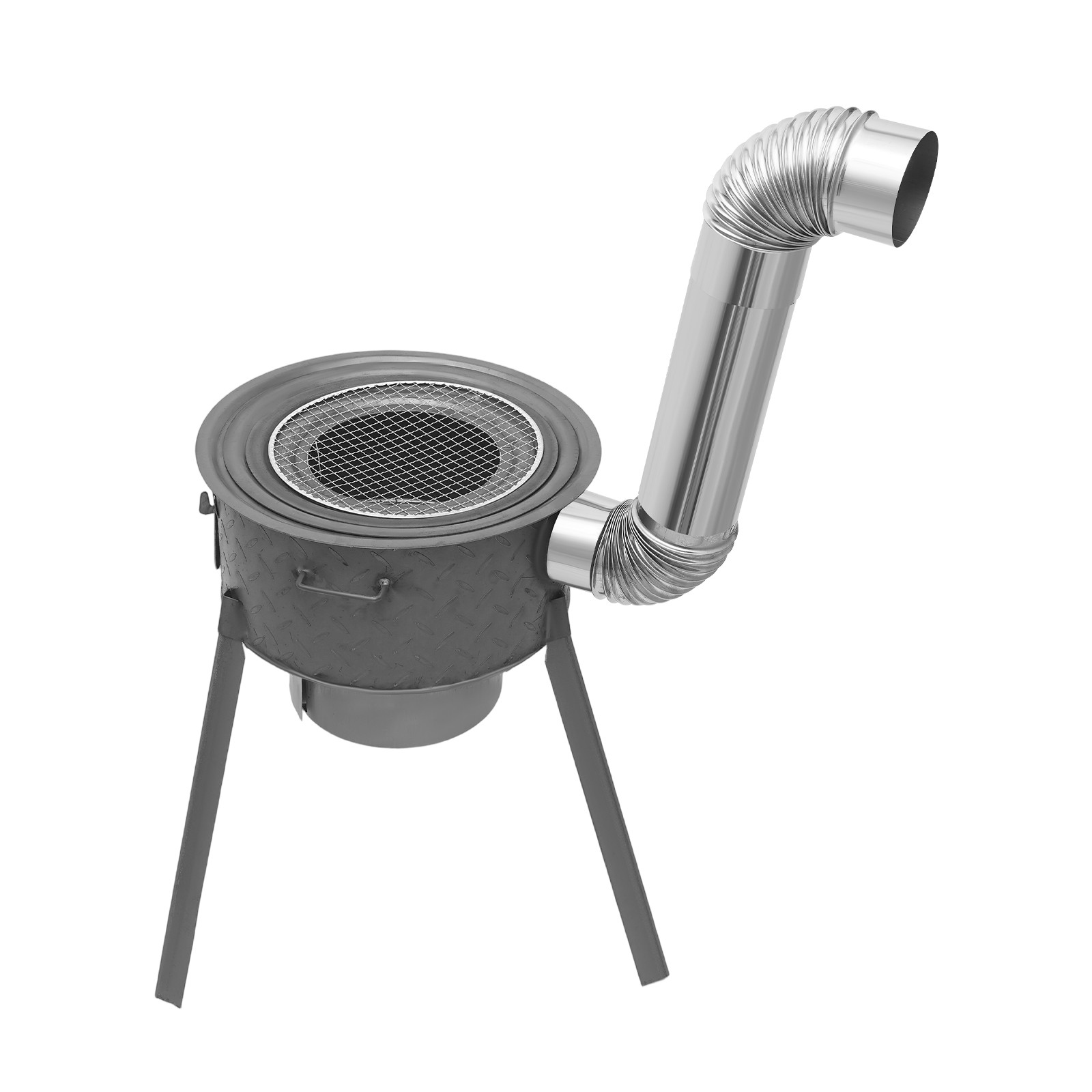 Multifunctional Portable Wood Burning Stove for Camping and Outdoor Cooking