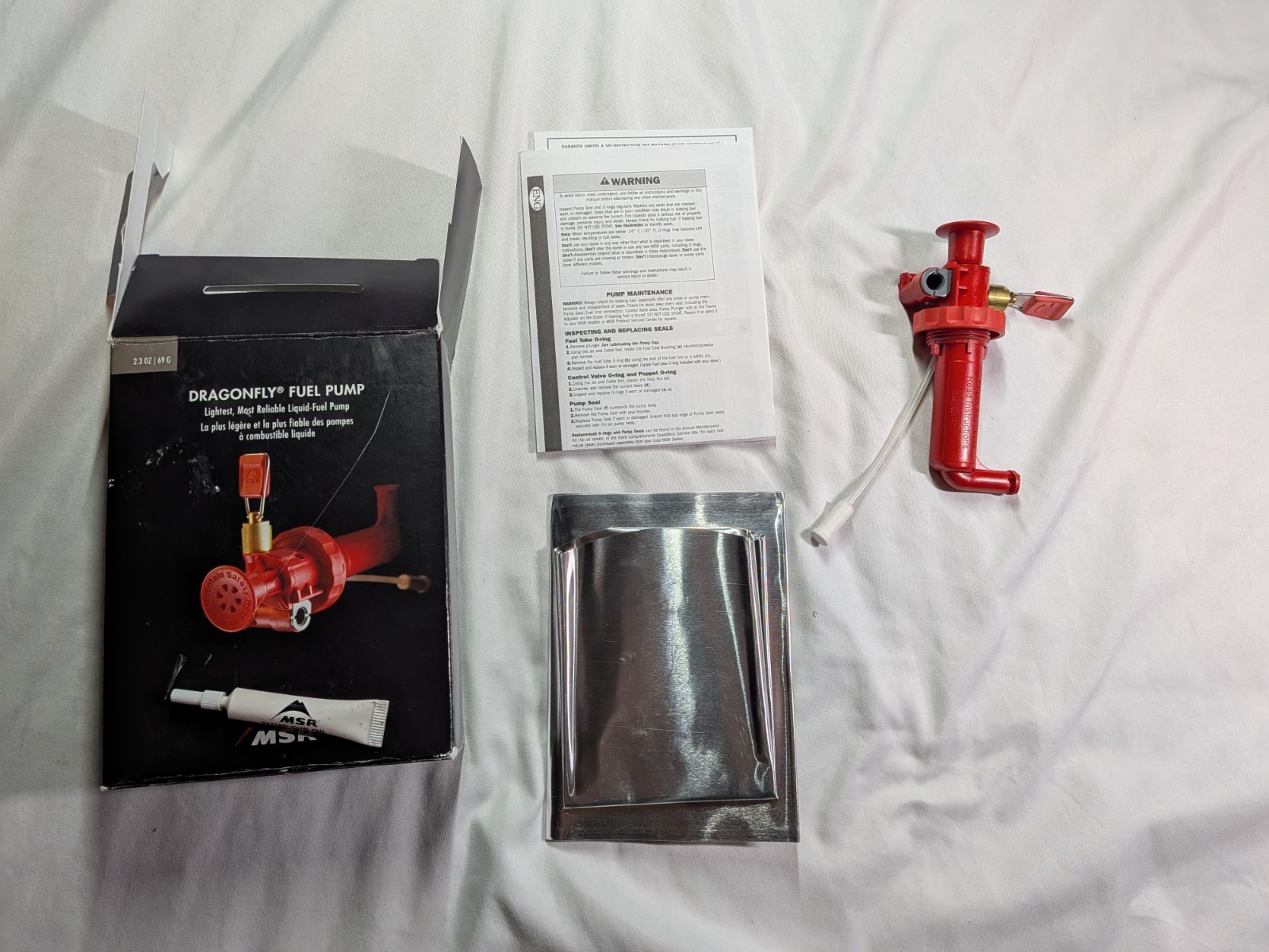 MSR Stove Accessory Fuel Pump (Dragon Fly Fuel Pump) – Entire Box + Contents