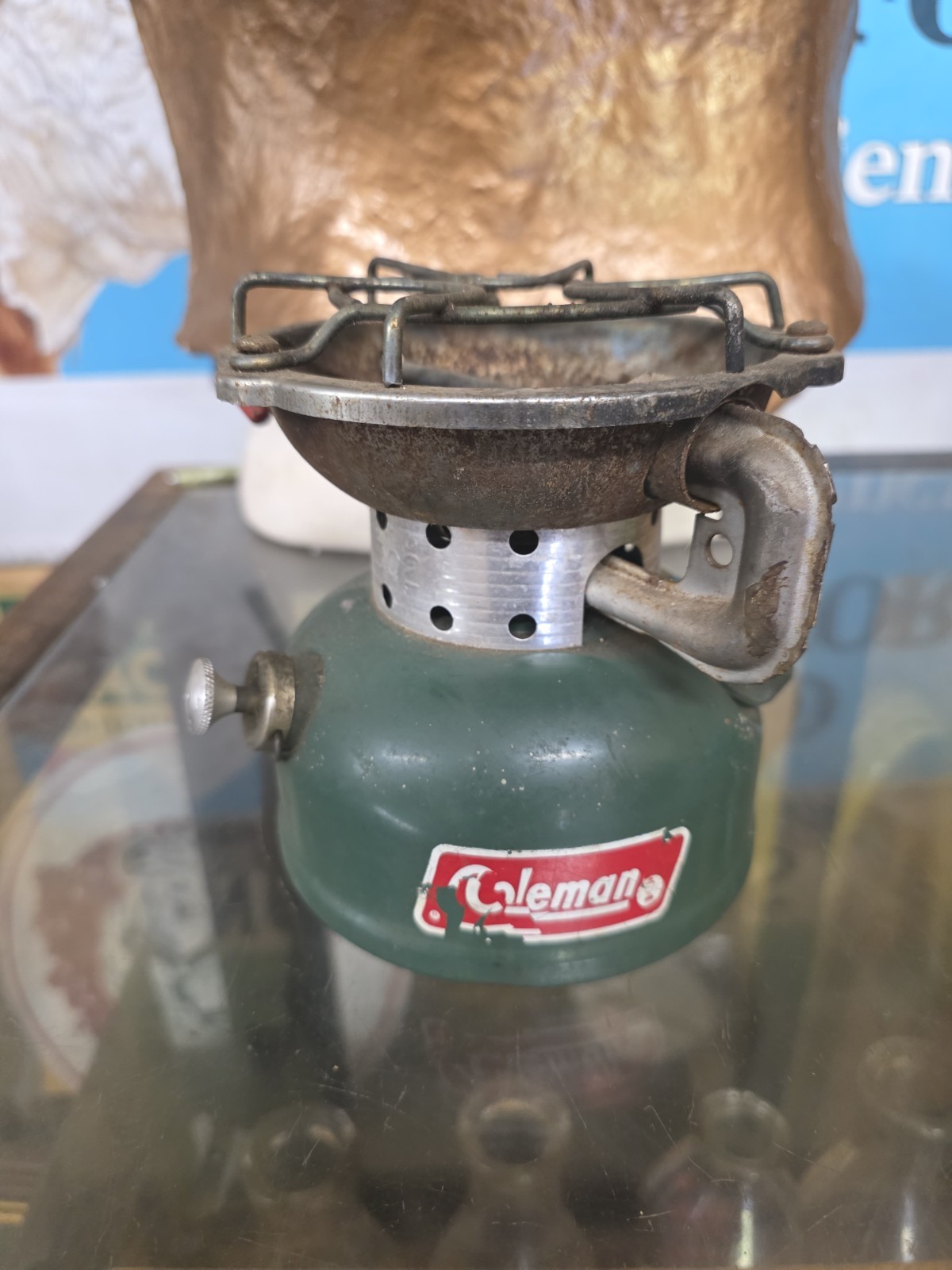 Vintage Coleman 502 Green Single Burner Camp Stove 10 / 73