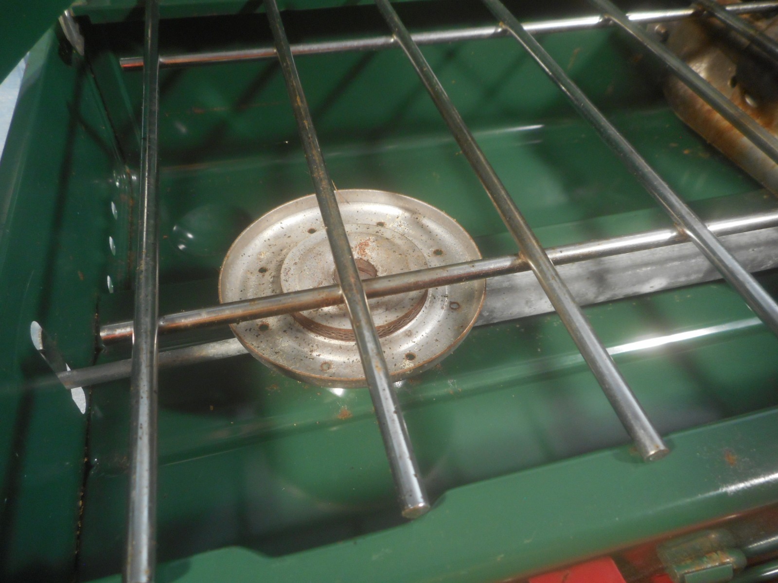 Vintage Coleman Two Burner Camp Stove Model 425F With Box And Manual