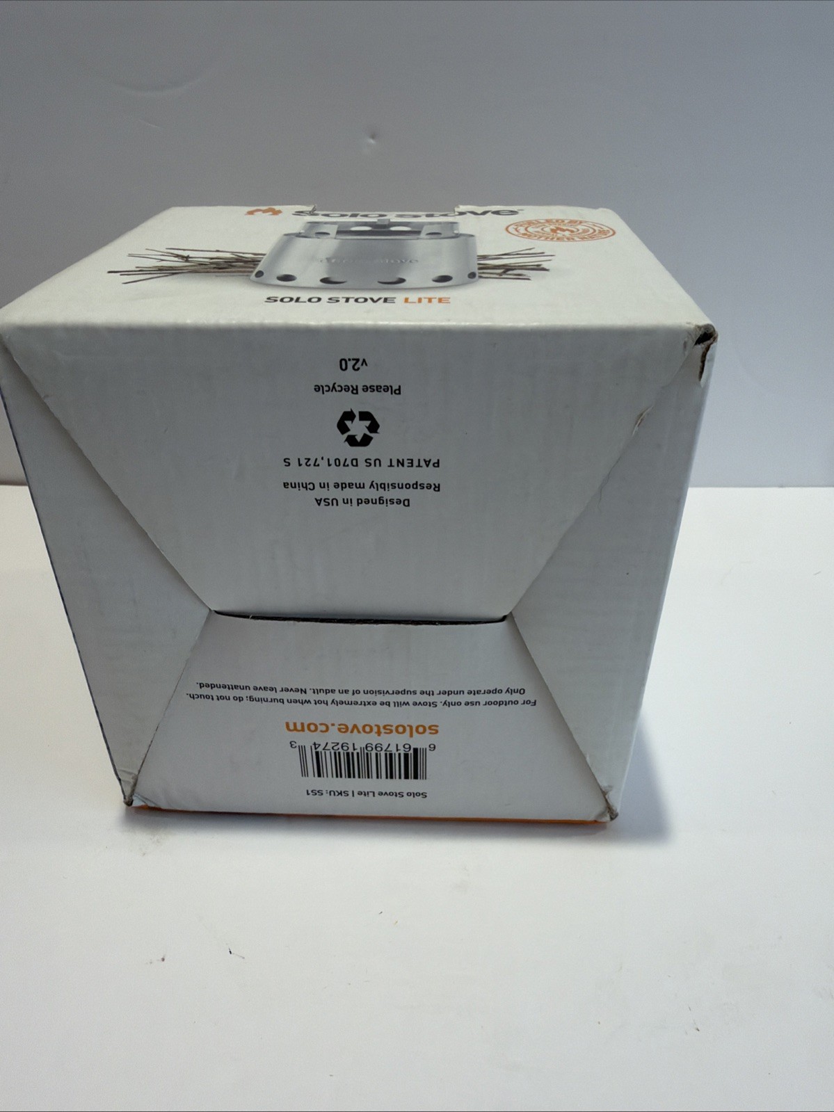 Solo Stove Lite Wood Burning Steel Stove Low Smoke Backpacking Camping New NIB