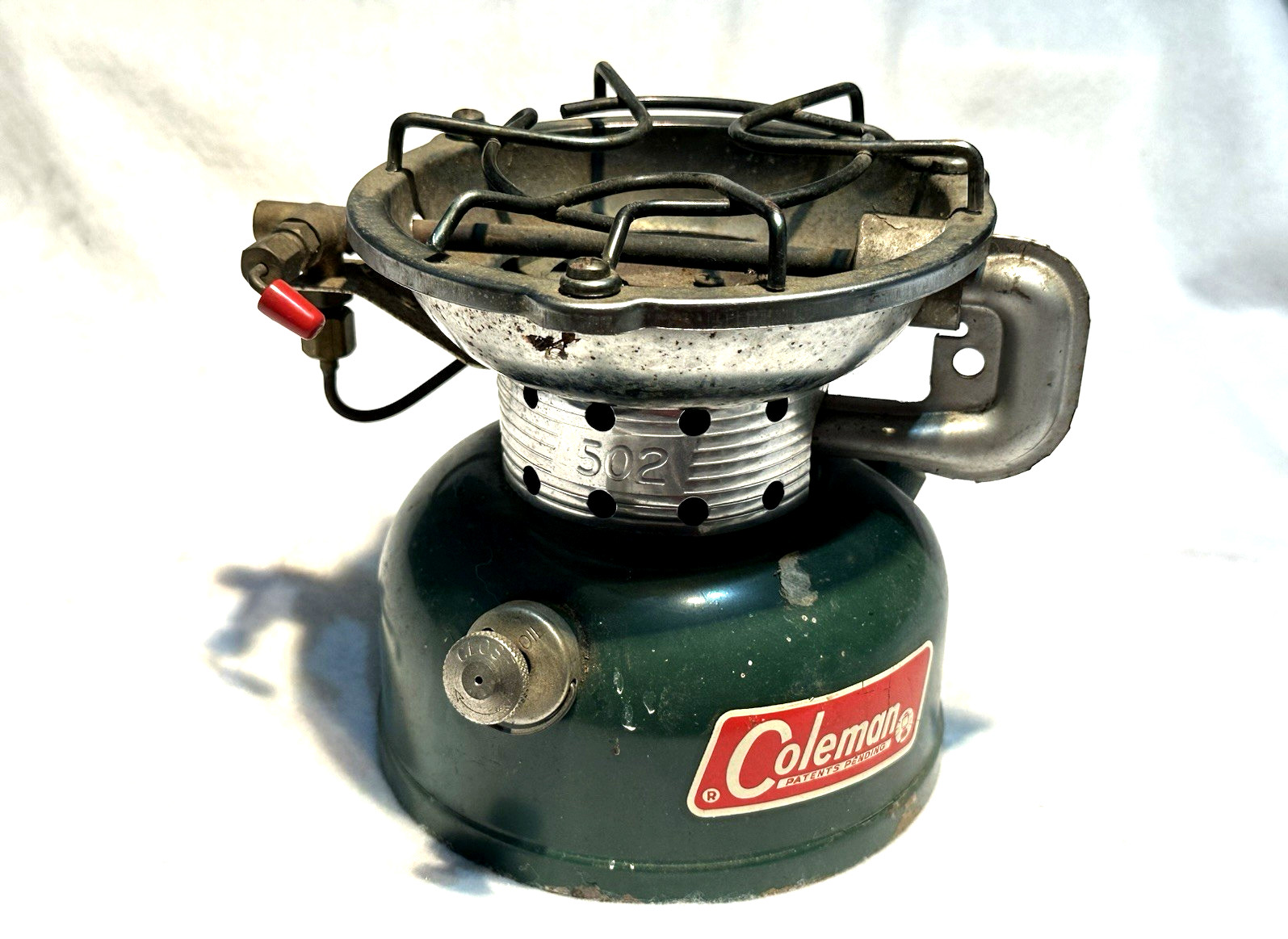 Vintage 1965 Coleman Model 502 Sportster Single Burner Camping Stove