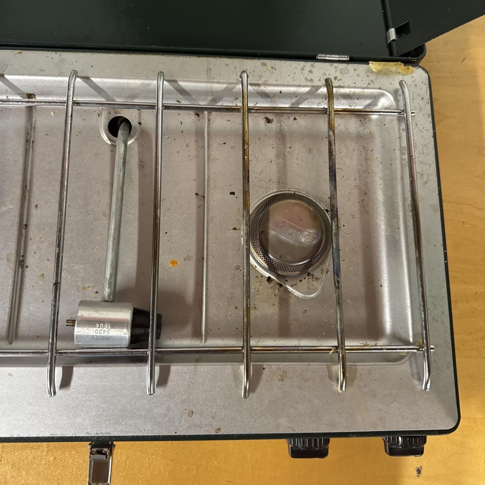 Vintage Coleman 5430E Series Perfect Flow Propane Stove Two Burner Camping Stove