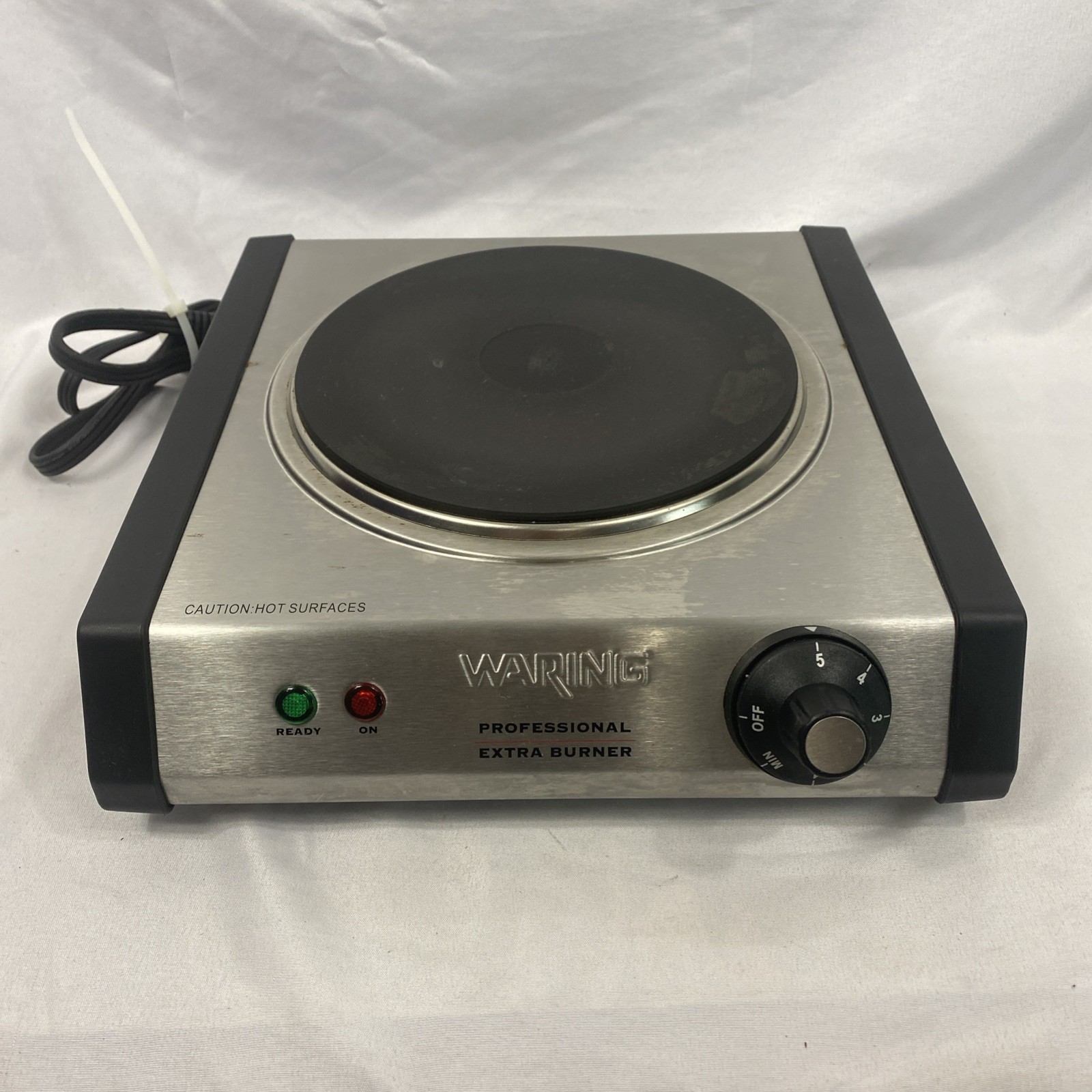 Waring SB30 1300W Portable Single Burner Stainless Steel Electric Hot Plate