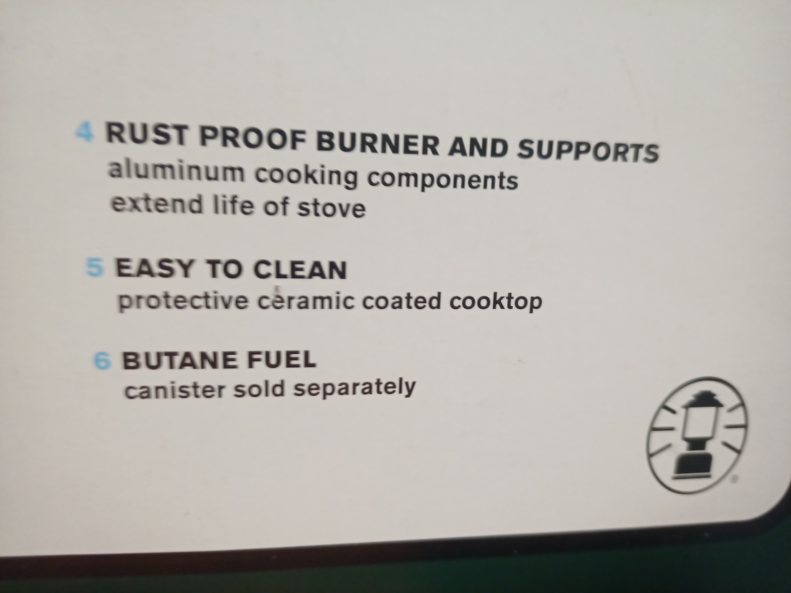 Coleman Portable Butane Camping Stove Instastart 2800 NEW NIB BREEZE