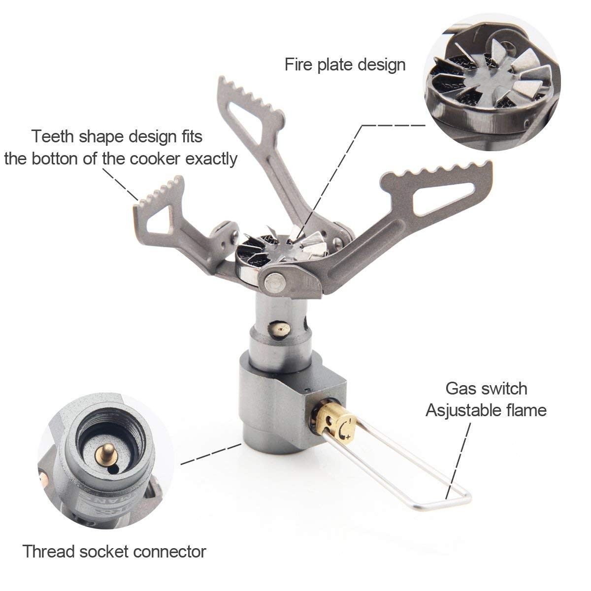 BRS 3000T Backpacking Camping Stove Pocket Portable Propane Ultralight Gear