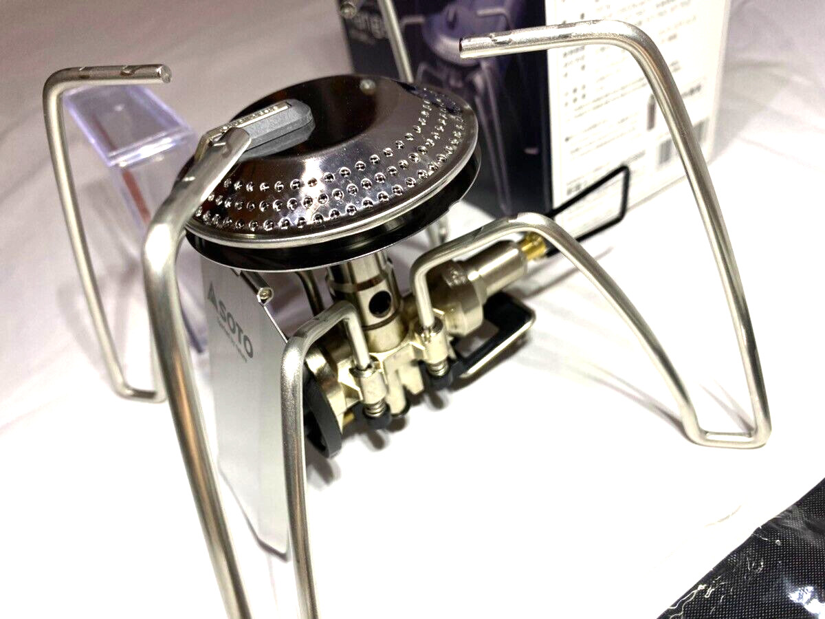 SOTO Regulator Stove Range ST-340 Silver Compact Cassette Gas Stove camp outdoor