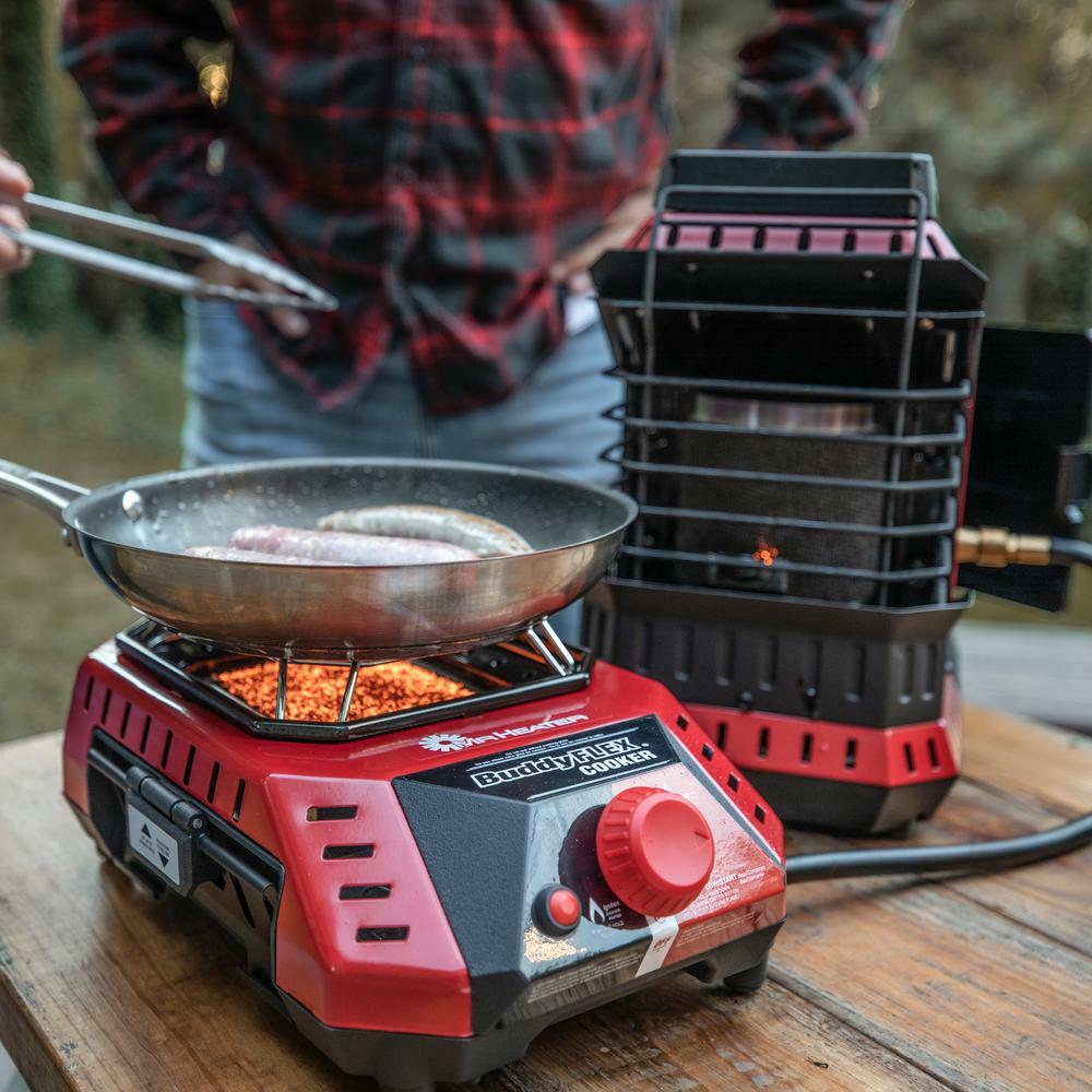 8,000 btu buddy flex cooker electronic ignition outdoor cooking stove portable