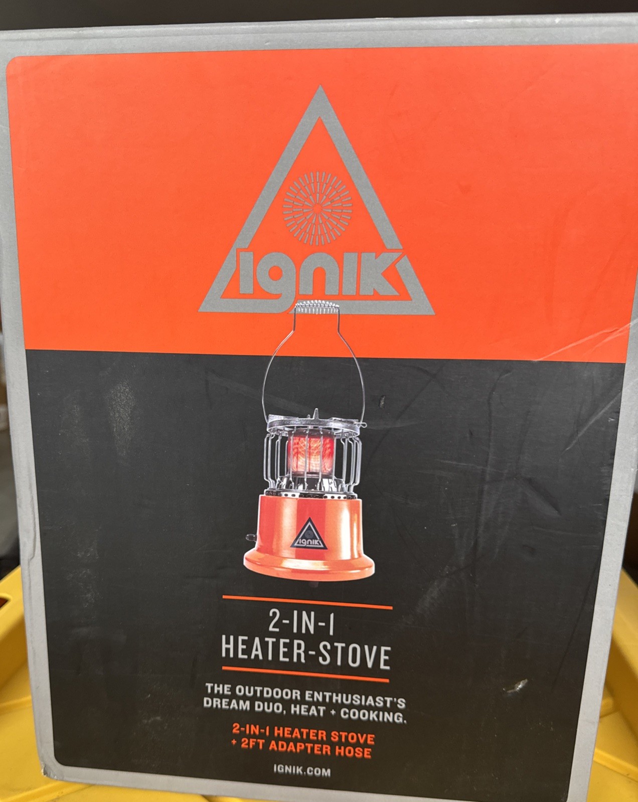 Ignik Outdoors IGPRO-00319 2-in-1 Propane Heater Stove. Read