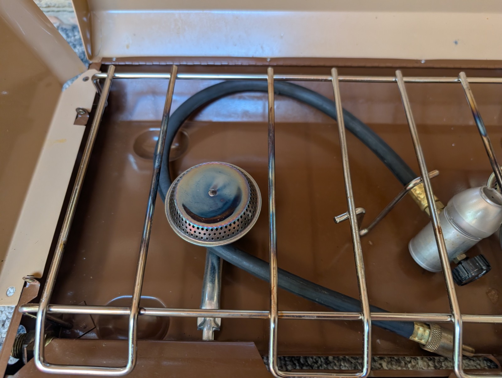 🔥 VINTAGE PRIMUS “Outdoorsman” TWO BURNER PROPANE GAS CAMPING STOVE NEW UNUSED