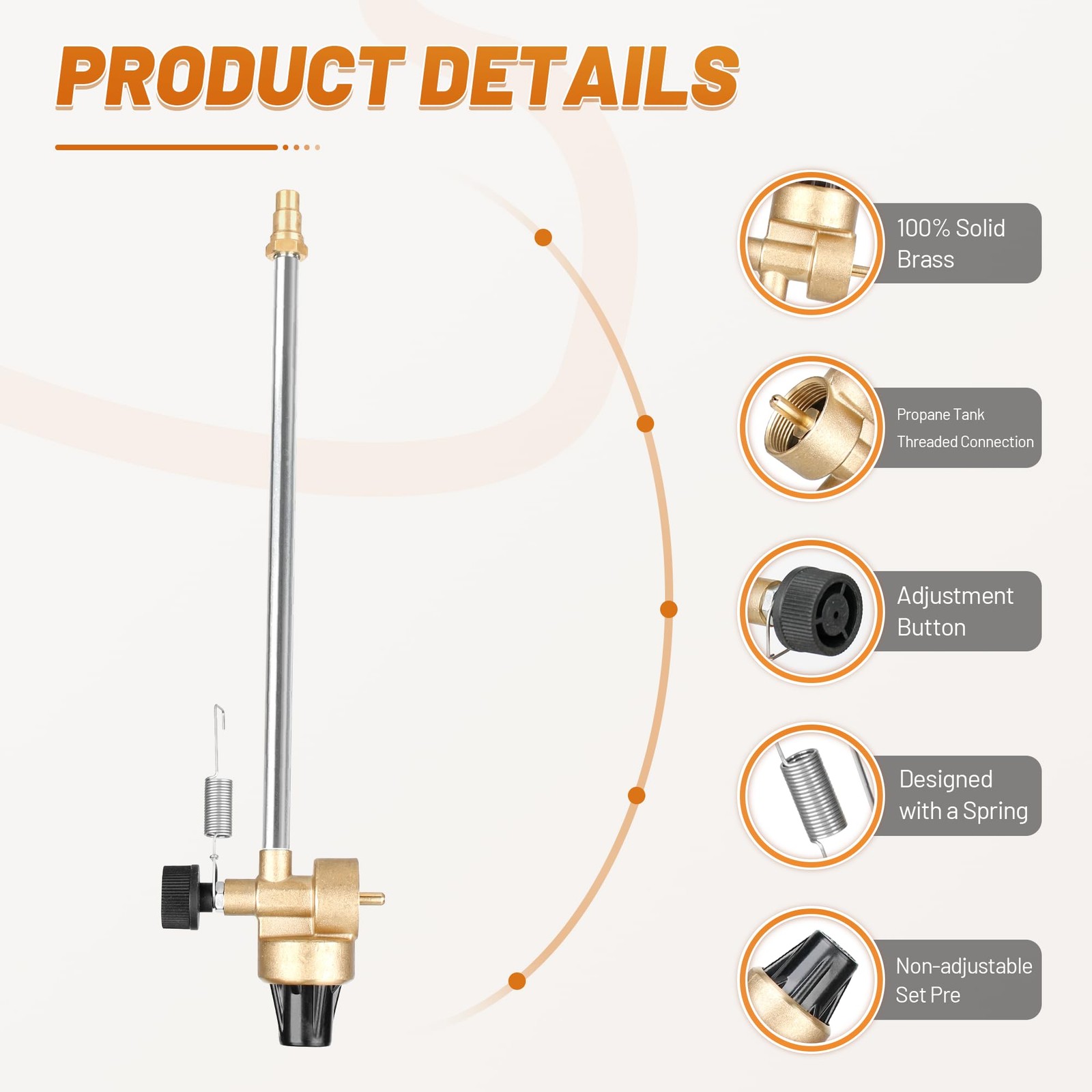 Propane Converter Compatible with Coleman White Fuel Stove – 1, Silver