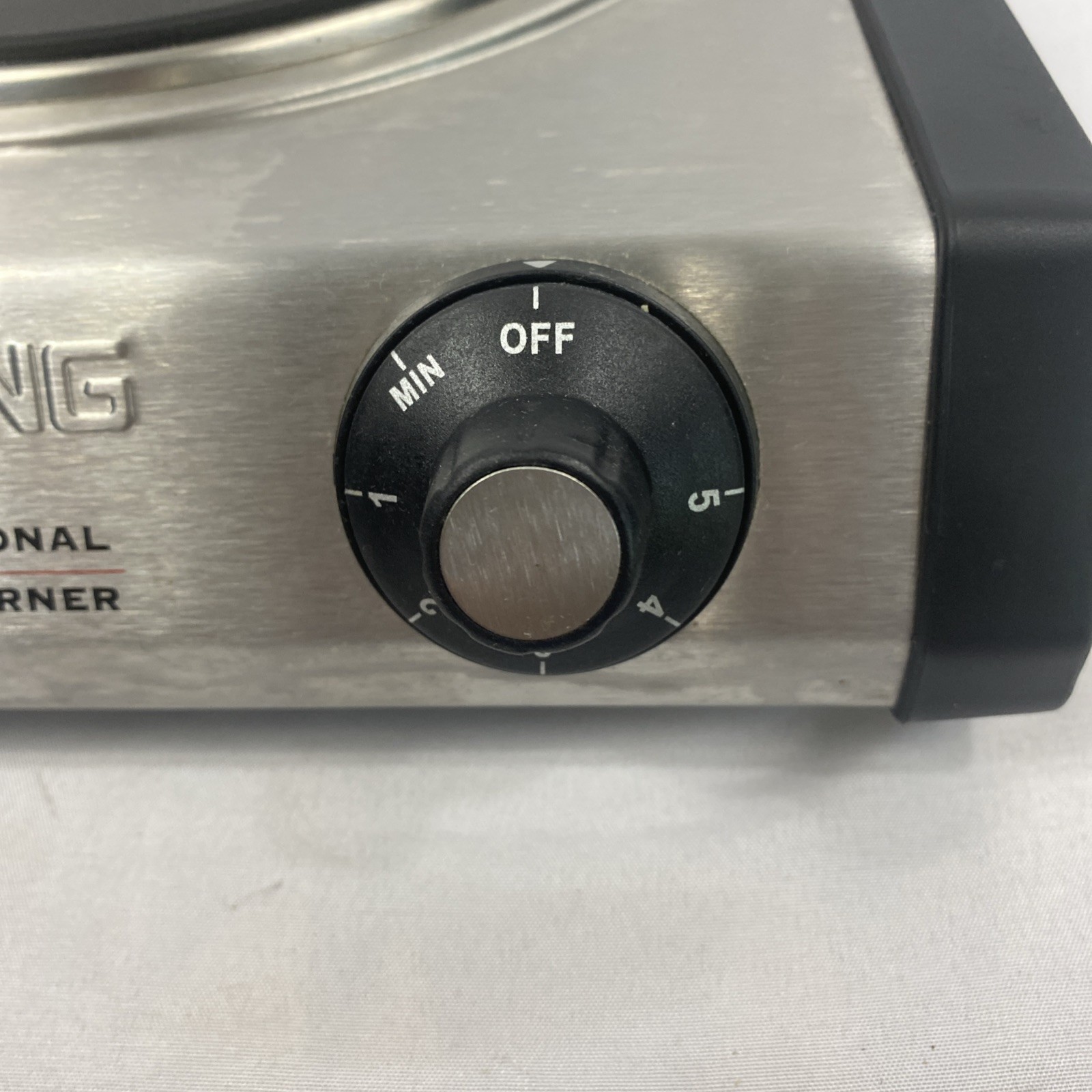 Waring SB30 1300W Portable Single Burner Stainless Steel Electric Hot Plate