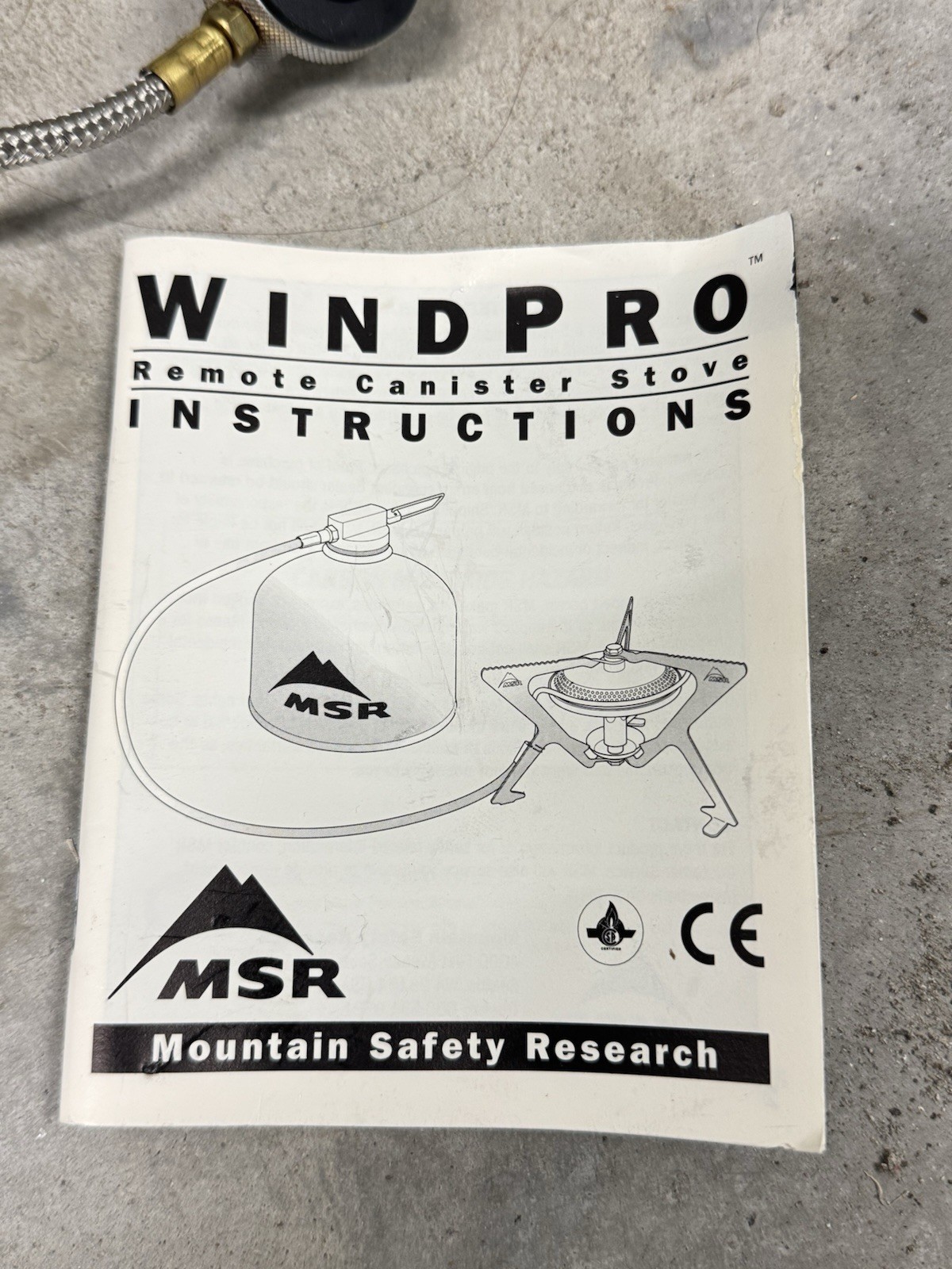MSR WindPro Remote Canister Stove w/ Windscreen, Tool, Carry Case New Unused