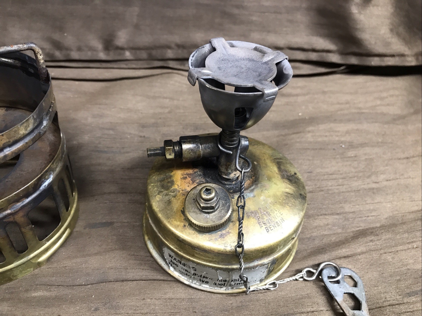 Vintage SVEA 123 Camping Stove W/6 Pcs SIGG Tourist Cook Set