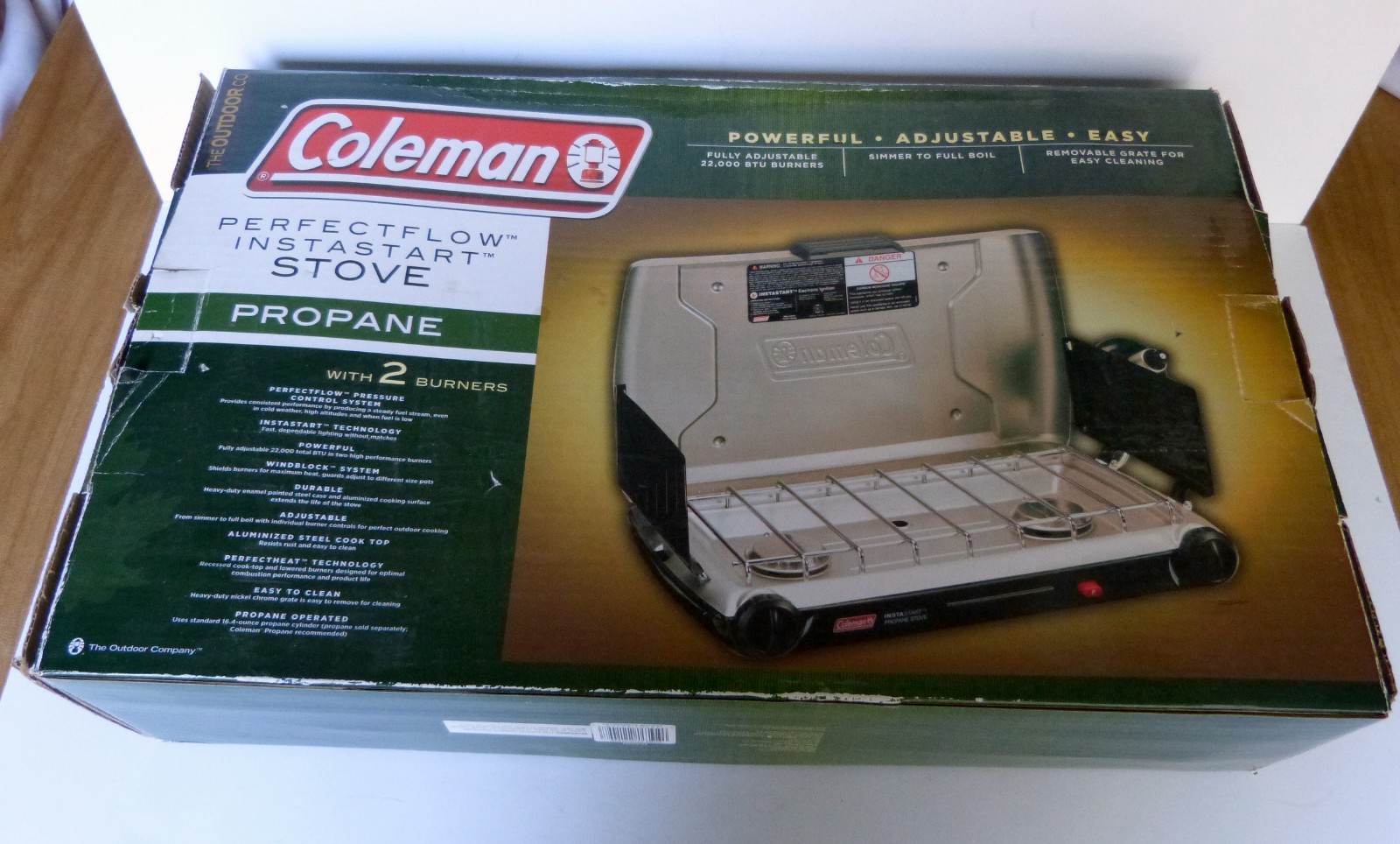 Coleman Perfectflow Instastart 2-Burner Stove Model 2000004120 New