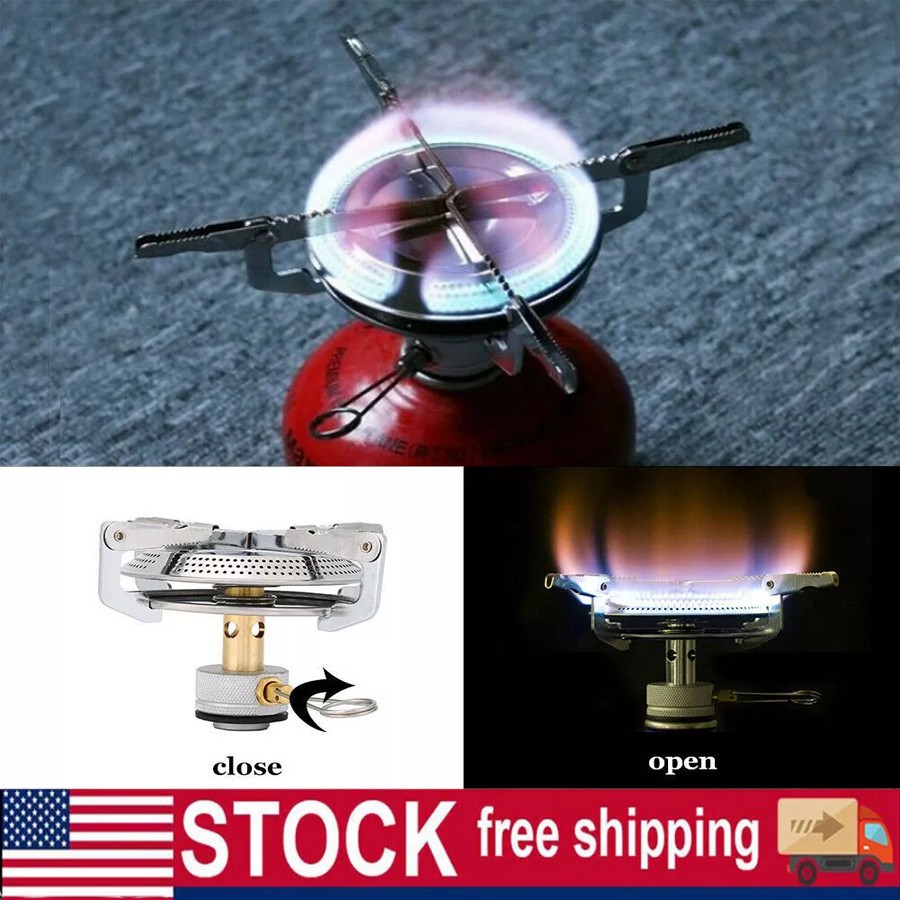 Portable Gas Propane Cooking Stove Outdoor Camping Butane Hiking Picnic Burner