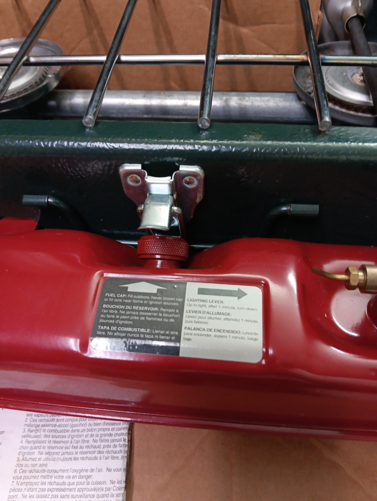 1999 Coleman 425 Two Burner Gas Camp Stove Model 425F499T EXCELLENT FAST SHIPP