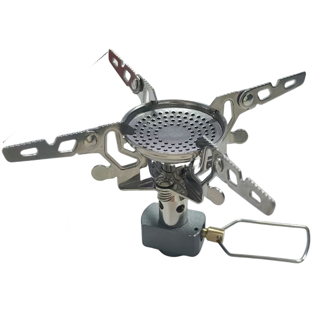 Foldable Portable Burner Stainless Steel Camping Gas Stove 10.5×6.5×6.5cm